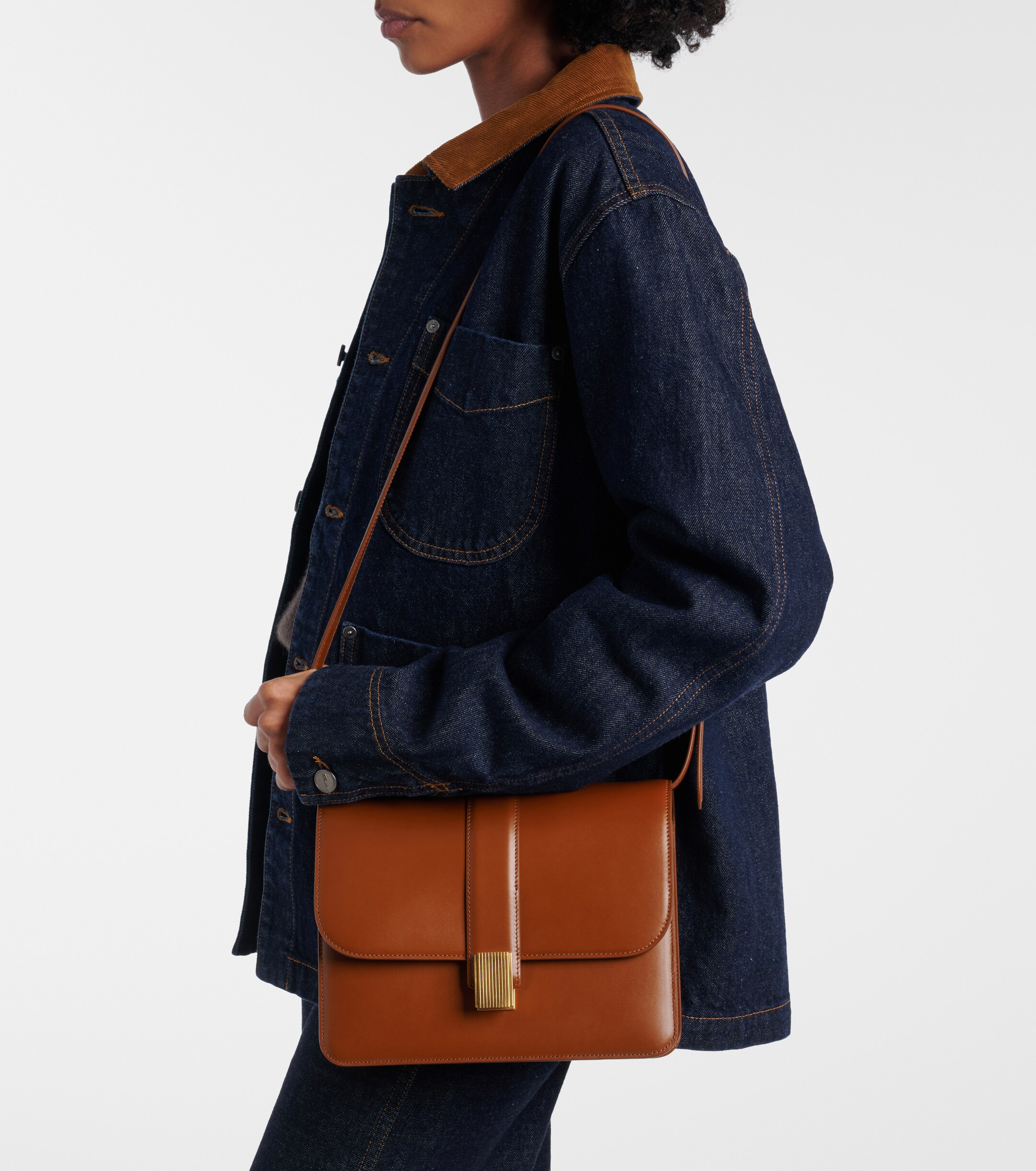 KHAITE Blake leather crossbody bag