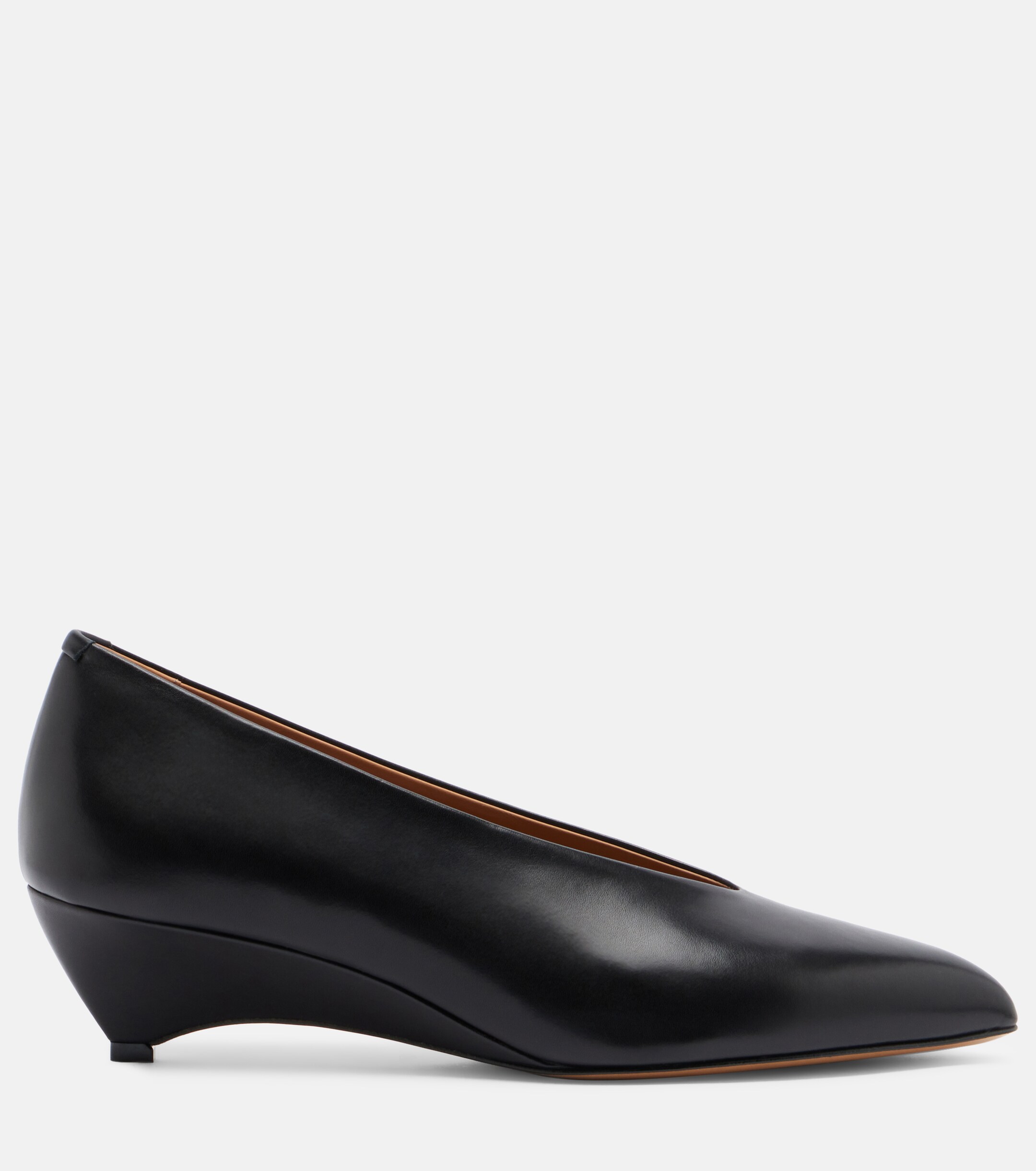 Jil Sander Jil Sander Arc leather pumps