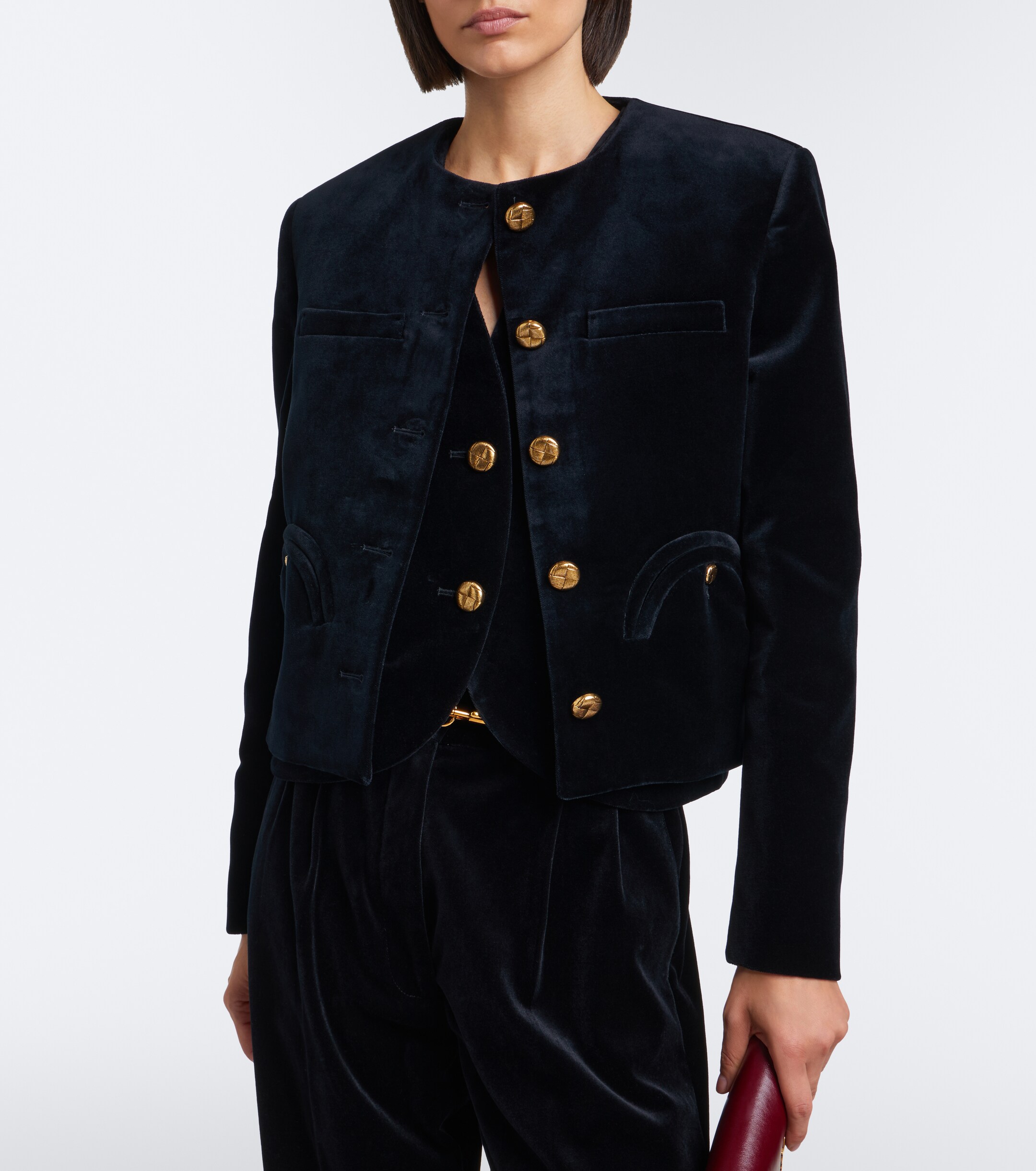 Blazé Milano Blazé Milano Shamo cotton velvet jacket