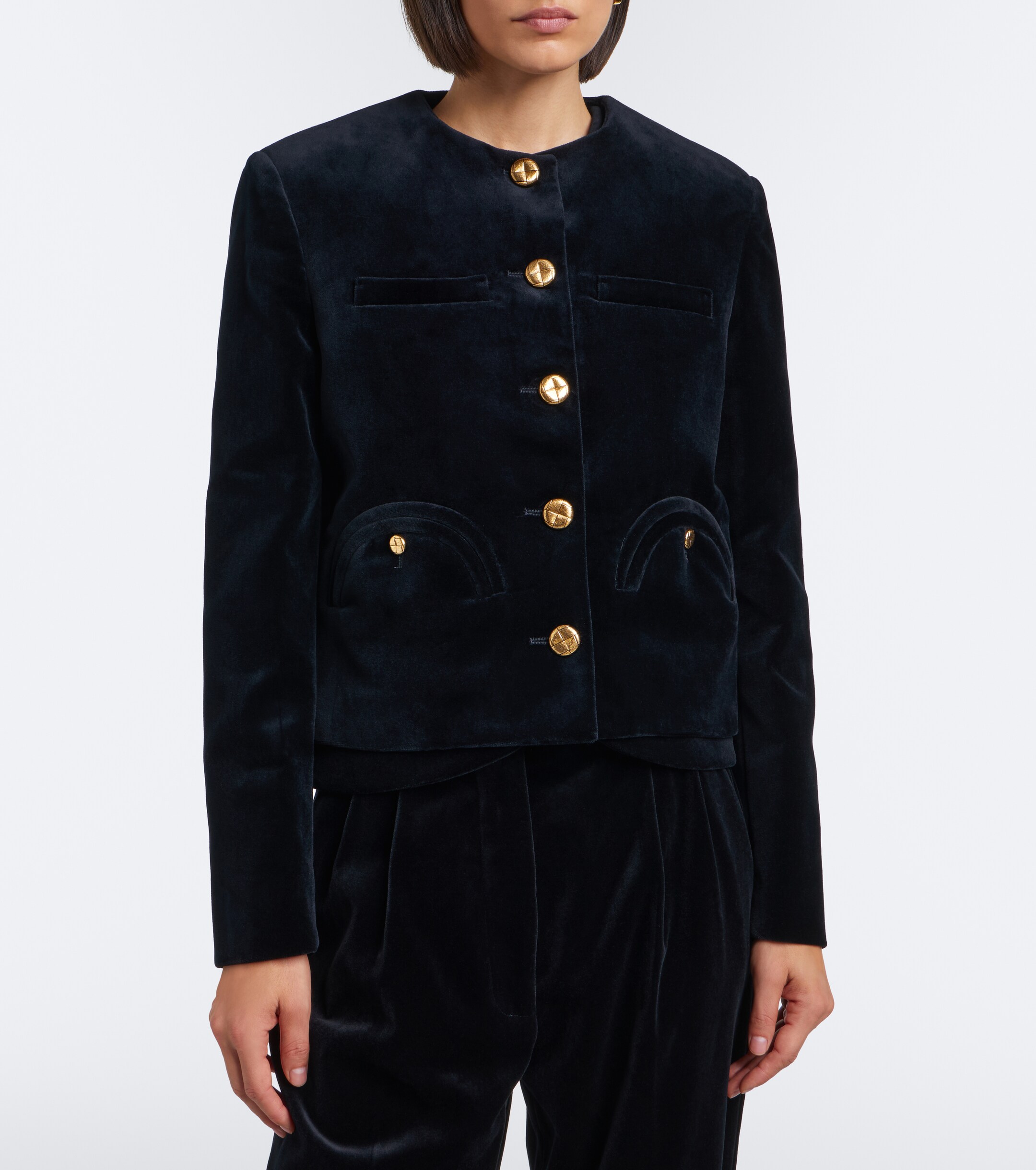 Blazé Milano Blazé Milano Shamo cotton velvet jacket