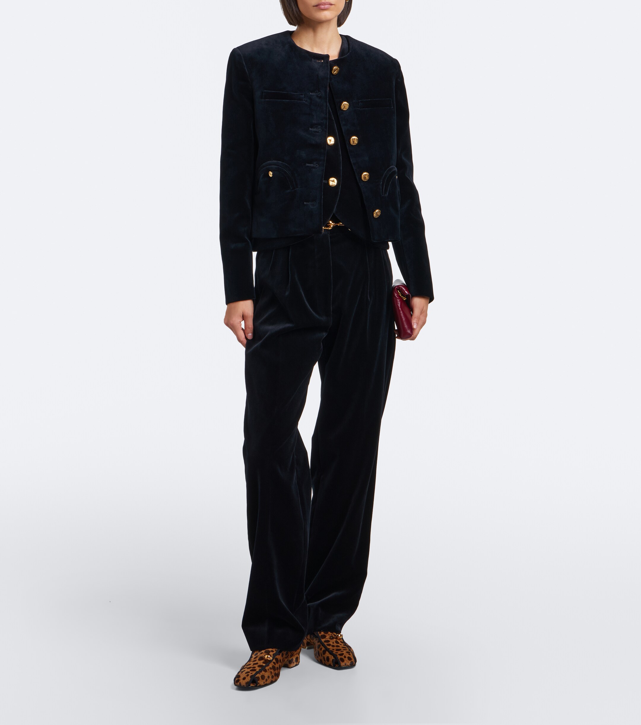 Blazé Milano Blazé Milano Shamo cotton velvet jacket