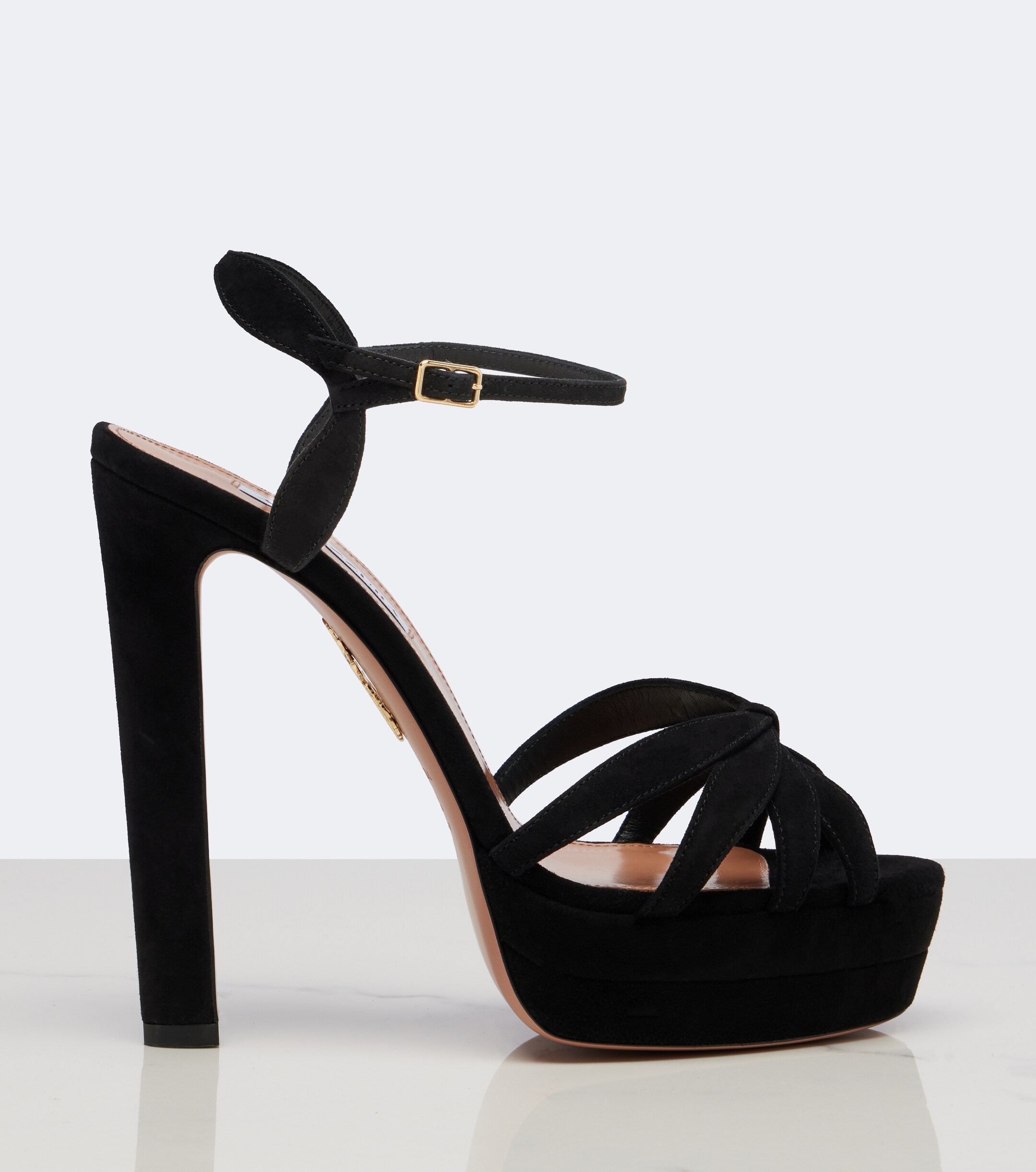 AQUAZZURA Aquazzura Soulmate suede platform sandals