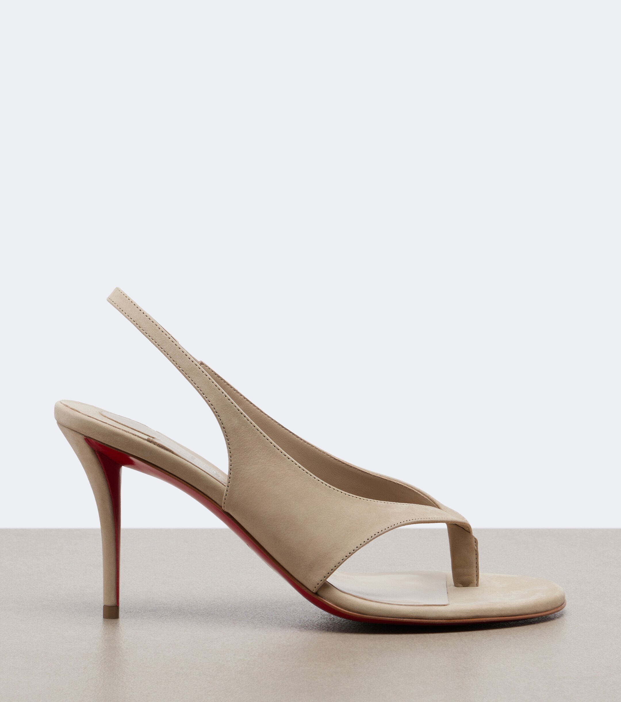 CHRISTIAN LOUBOUTIN Christian Louboutin Miss Z suede thong sandals