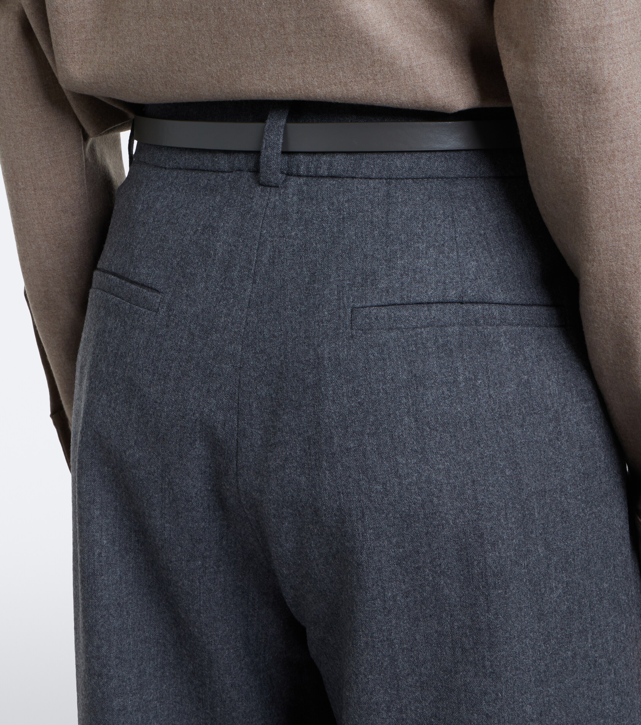 Max Mara Max Mara Wool-blend flannel balloon pants