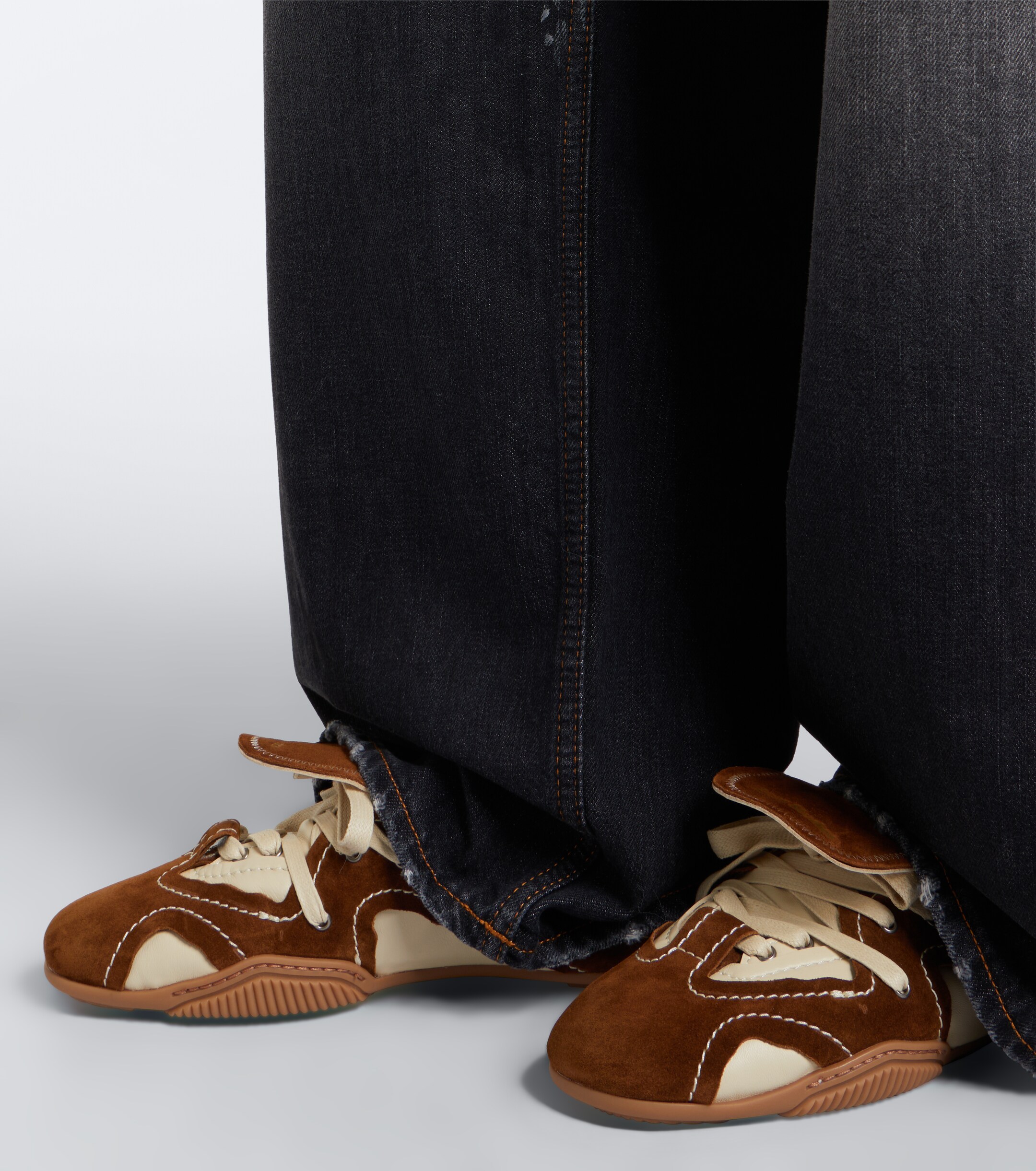 Acne Studios Acne Studios Leather and suede sneakers