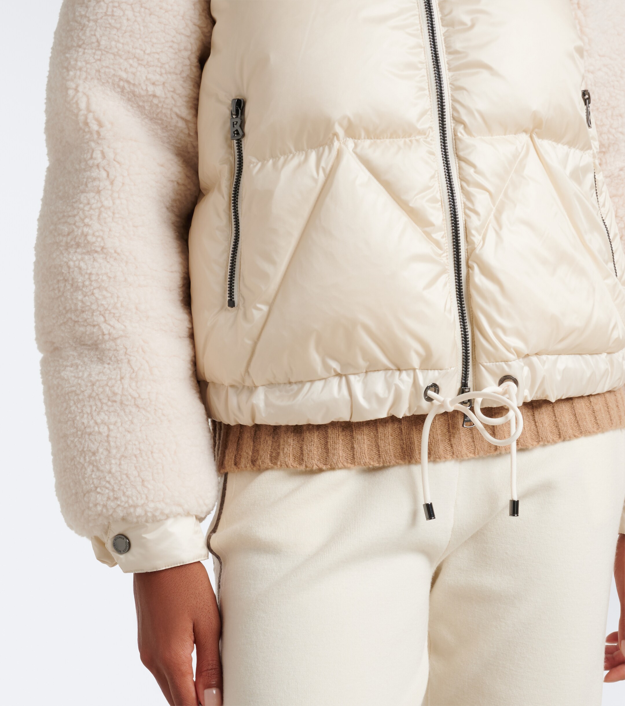 BOGNER Bogner Queeny terry-trimmed down jacket