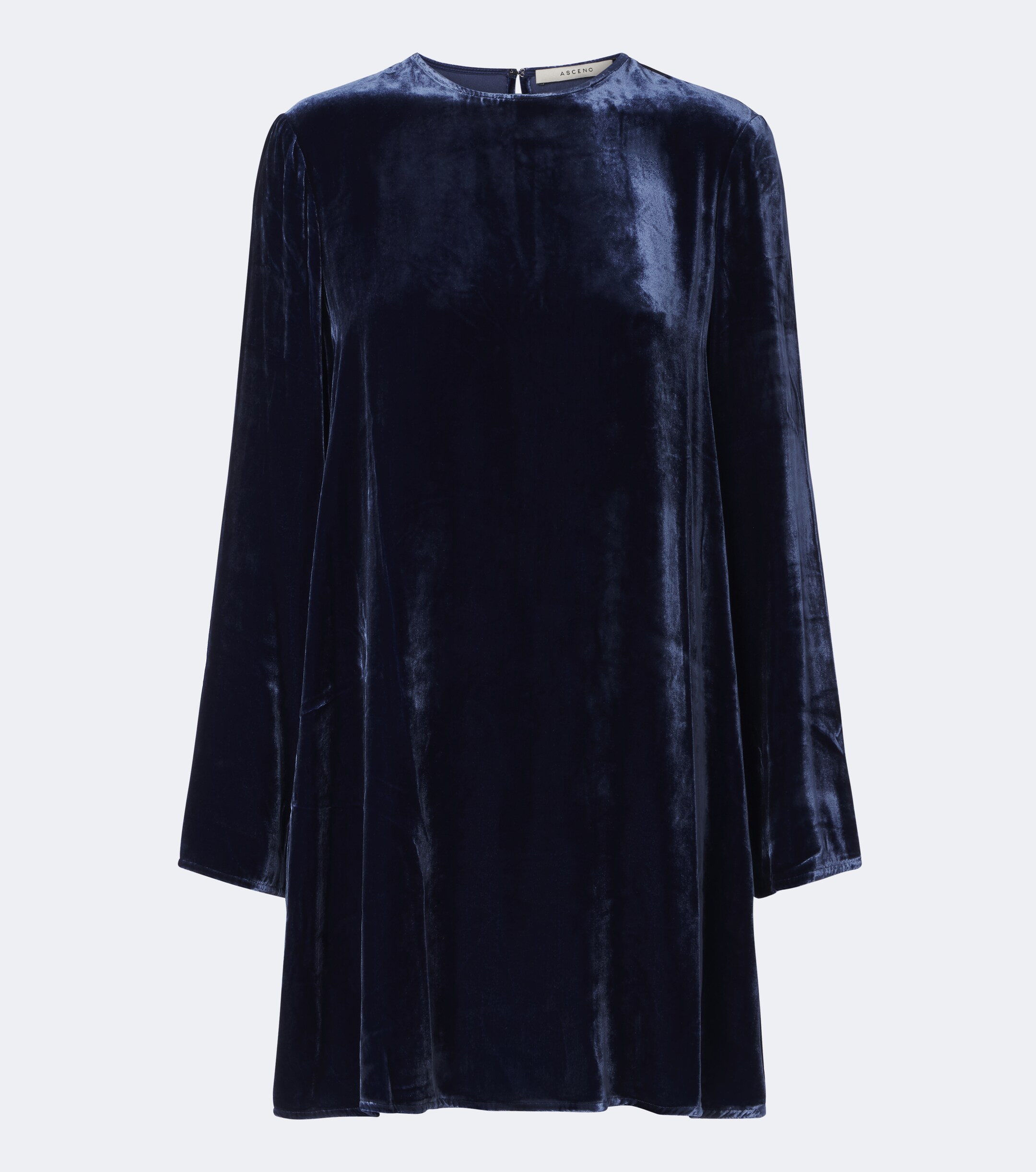 Asceno Asceno Larissa velvet minidress