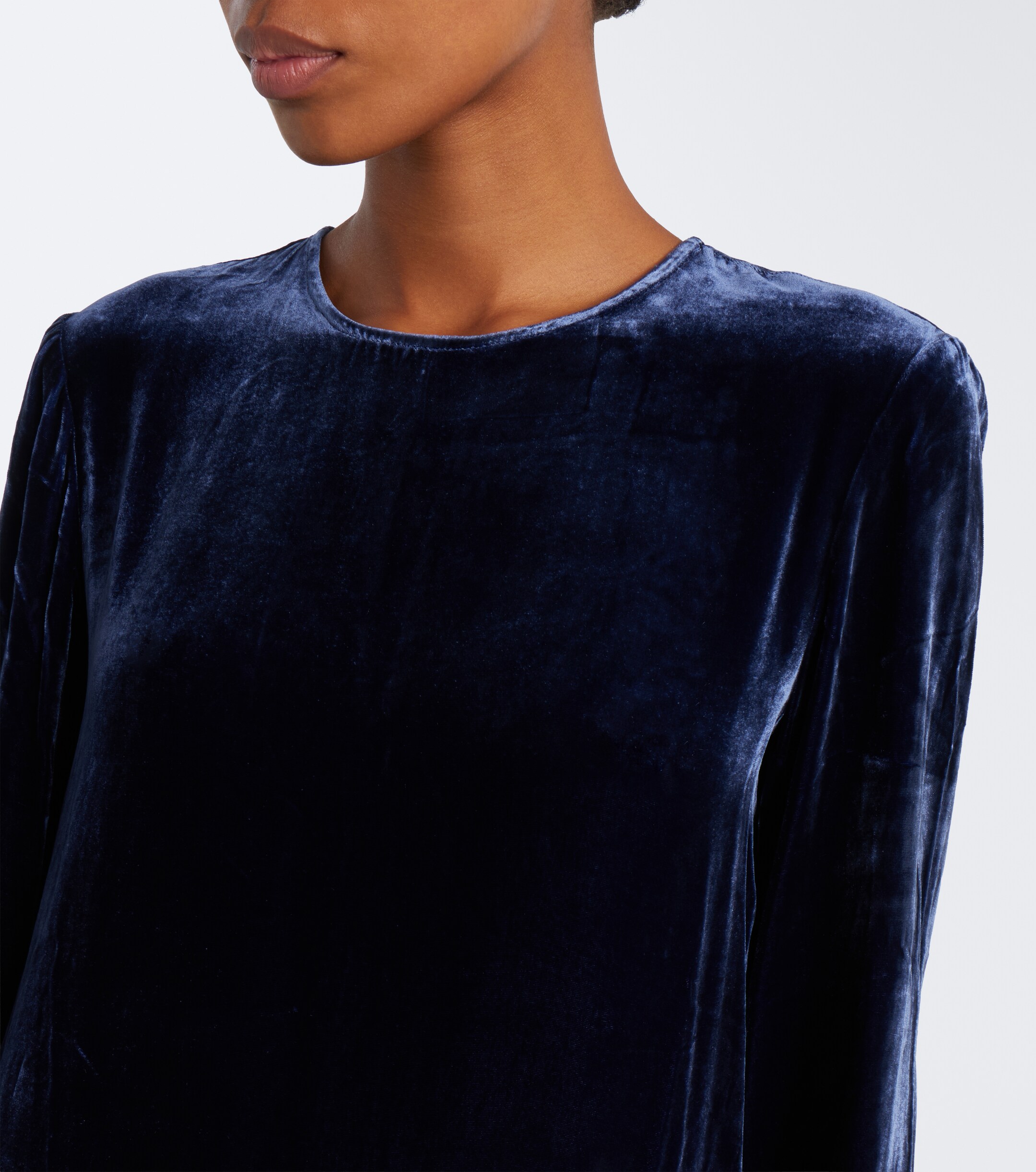 Asceno Asceno Larissa velvet minidress