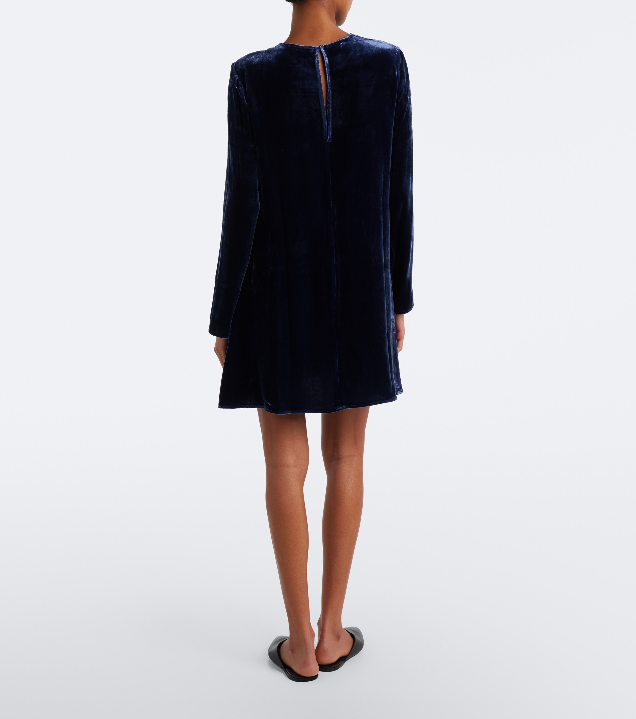 Asceno Asceno Larissa velvet minidress