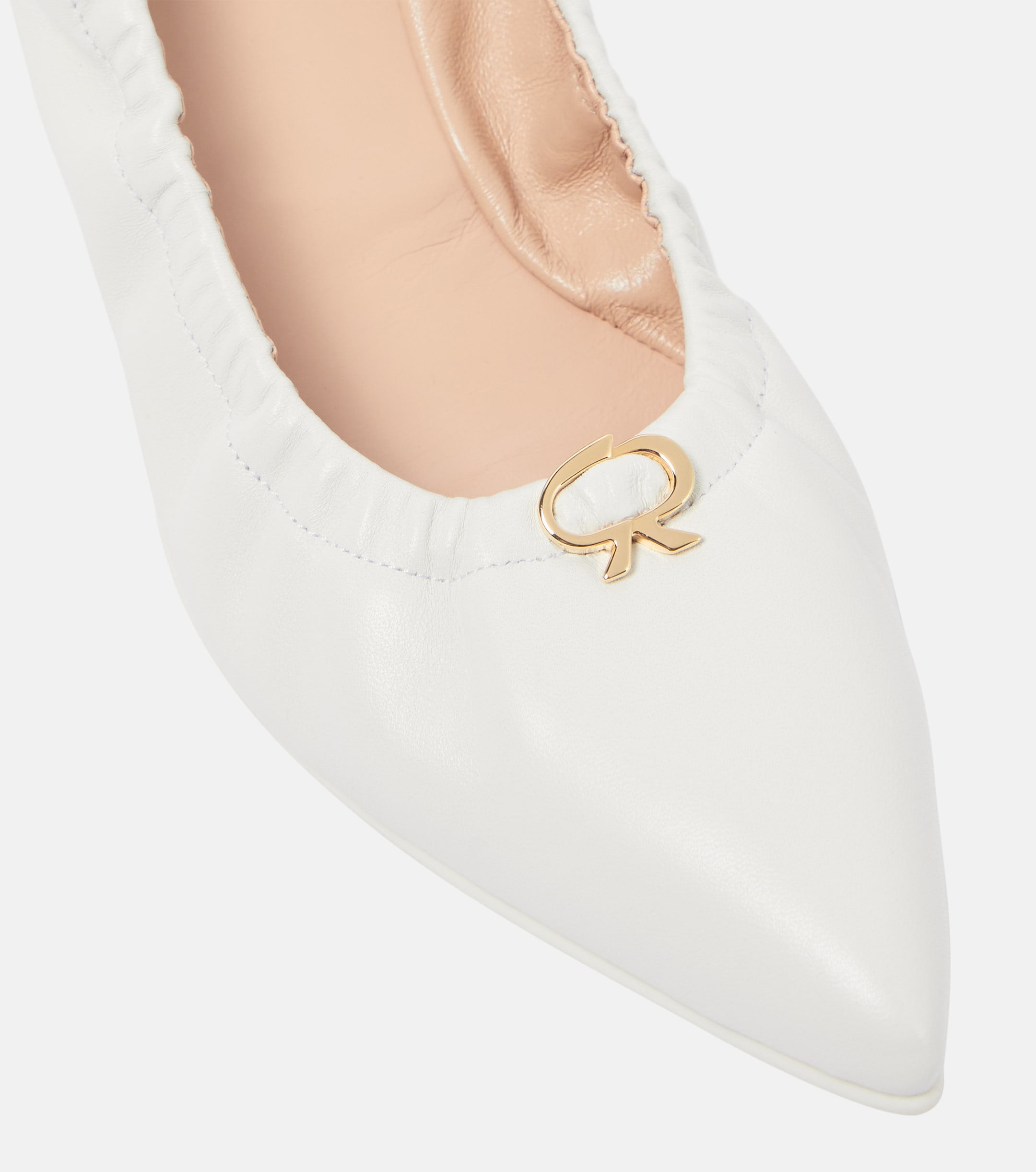 GIANVITO ROSSI Alina leather ballet flats thumbnail