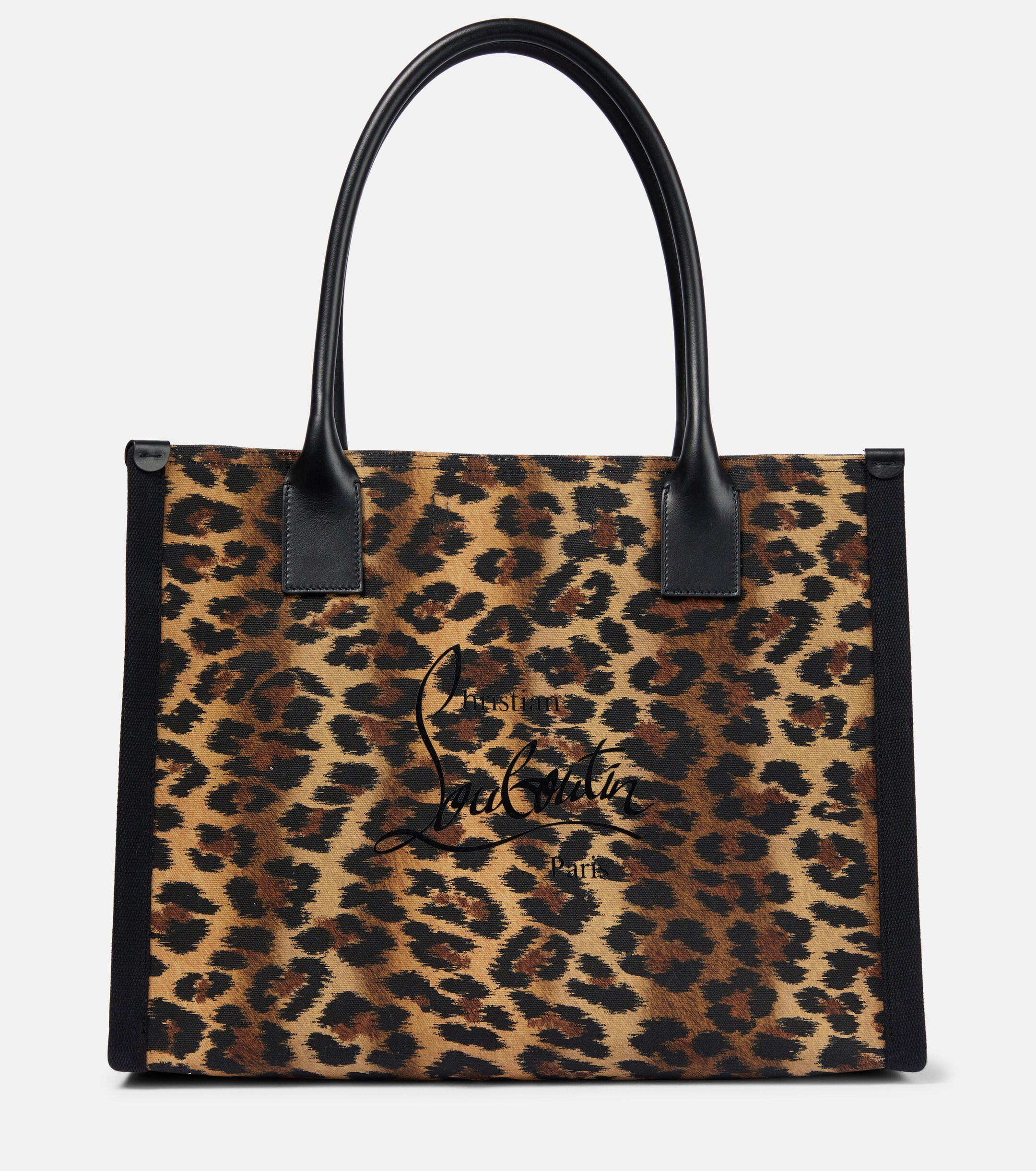CHRISTIAN LOUBOUTIN Nastroloubi Large canvas tote bag