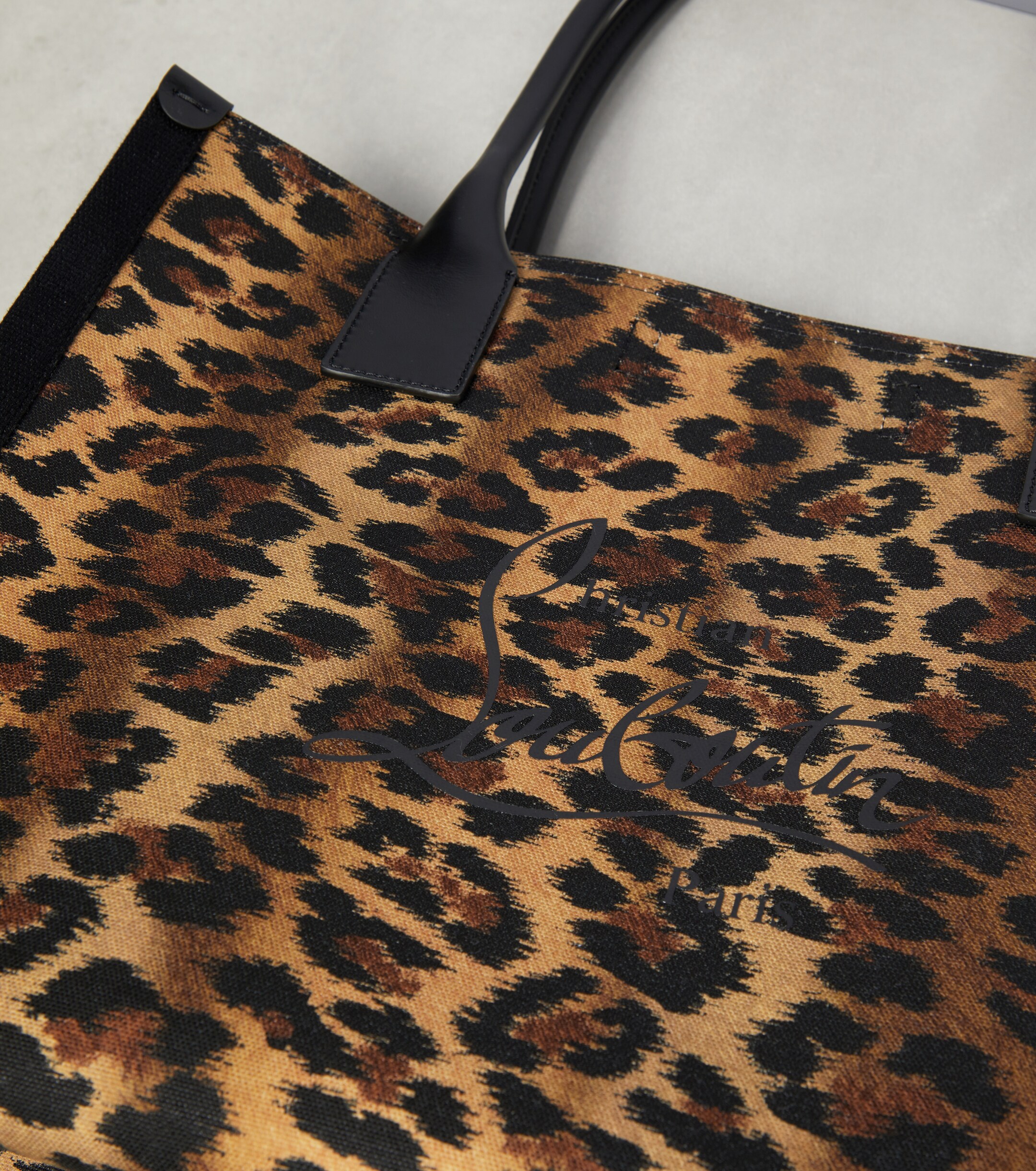 CHRISTIAN LOUBOUTIN Nastroloubi Large canvas tote bag