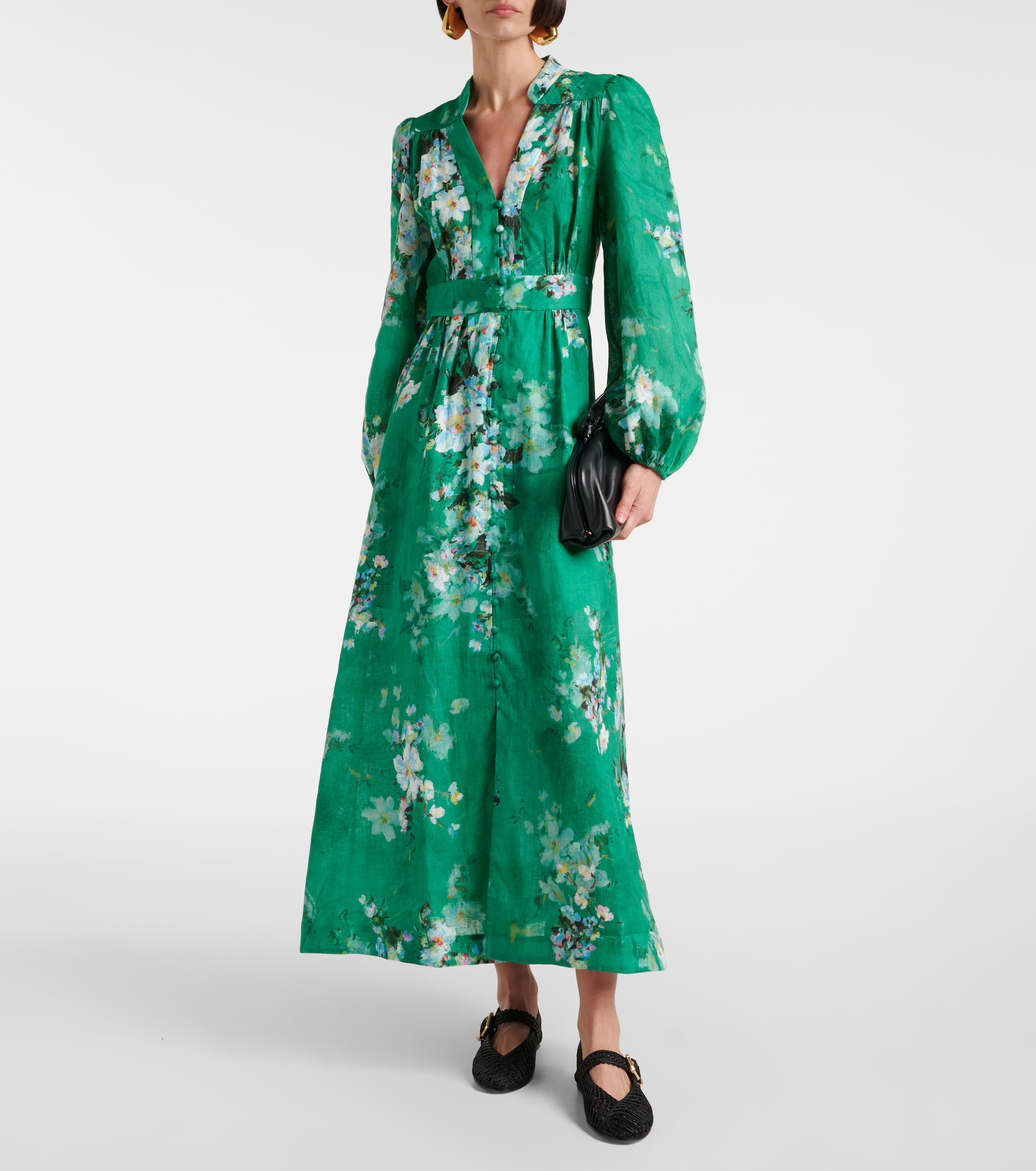 Zimmermann Reef raffia Mary Jane flats thumbnail