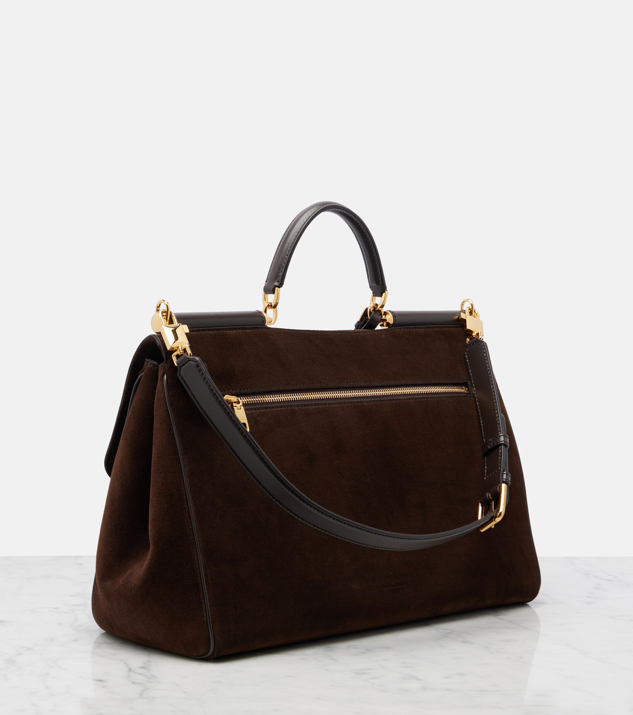 Dolce&Gabbana Sicily Large suede tote bag