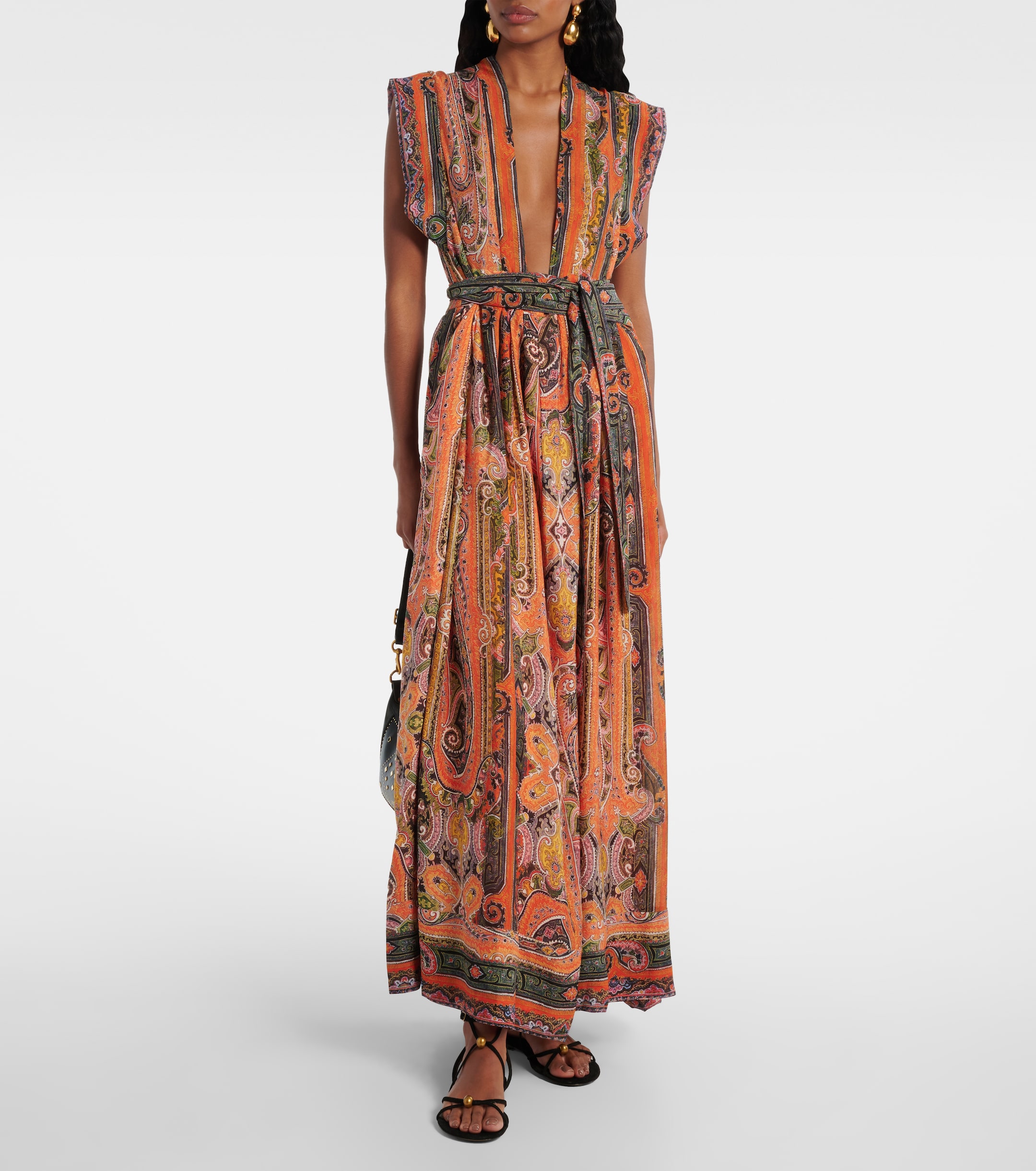 Isabel Marant Melissa paisley silk maxi dress