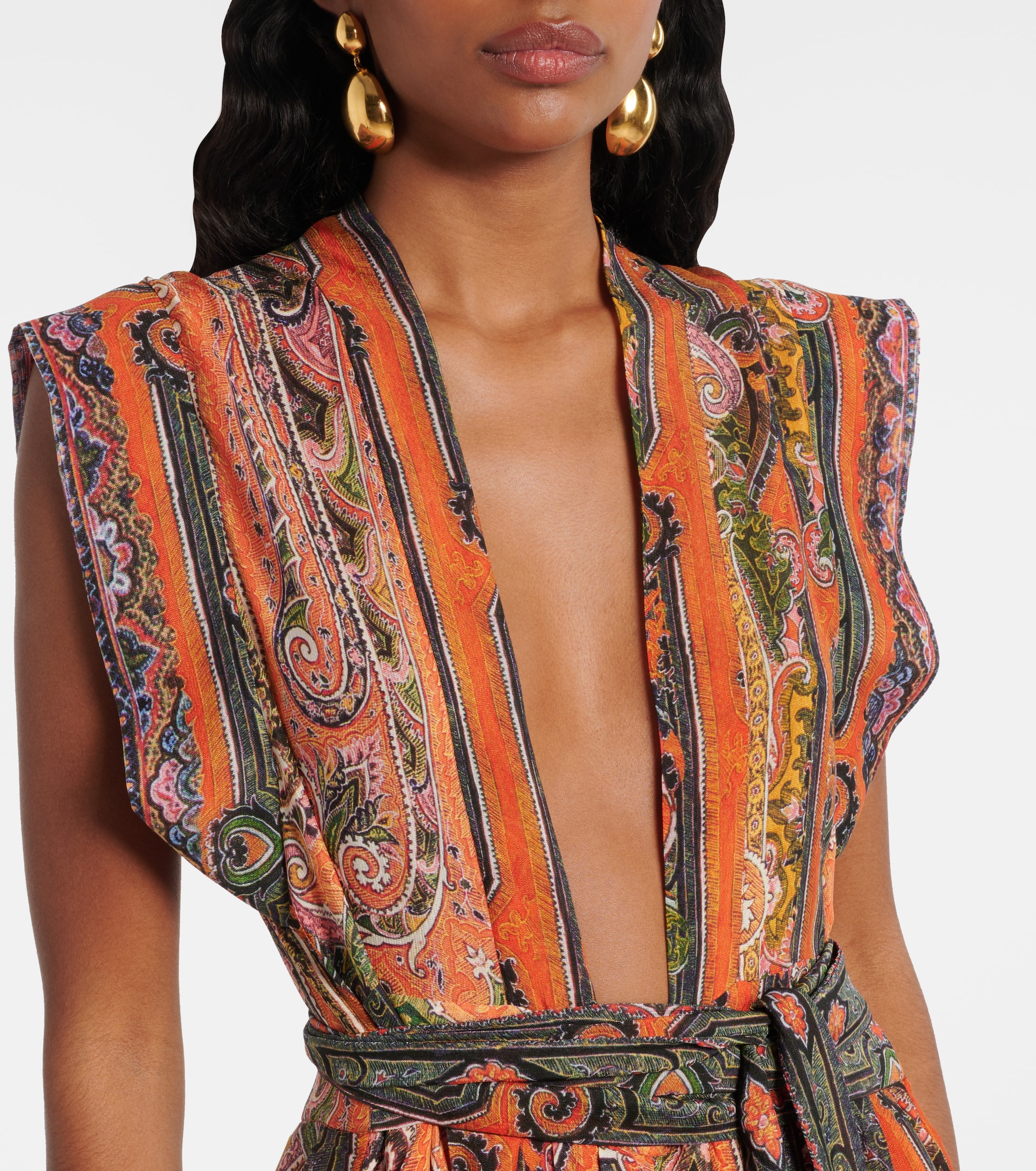 Isabel Marant Melissa paisley silk maxi dress