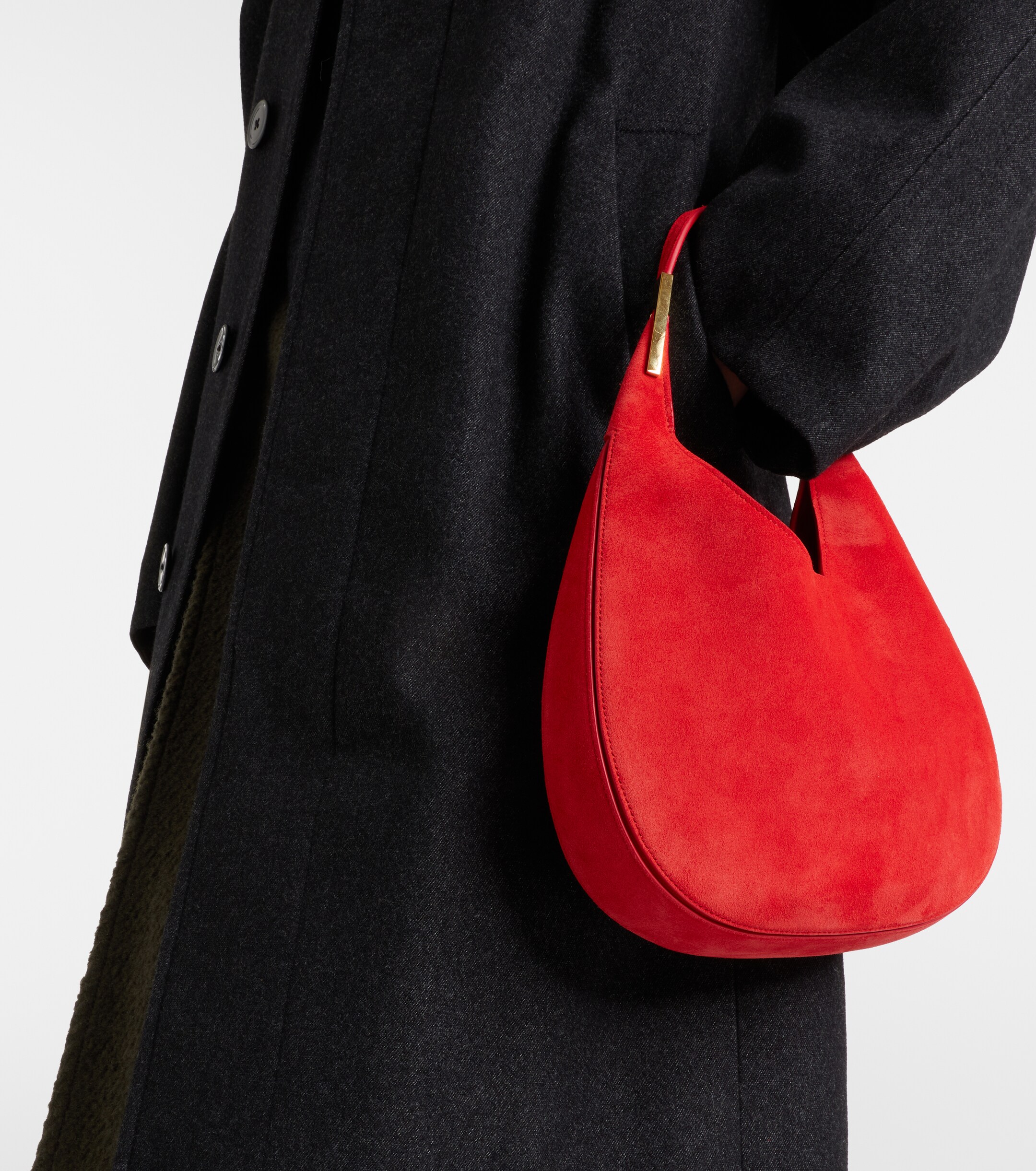 Savette Florence Small suede shoulder bag thumbnail