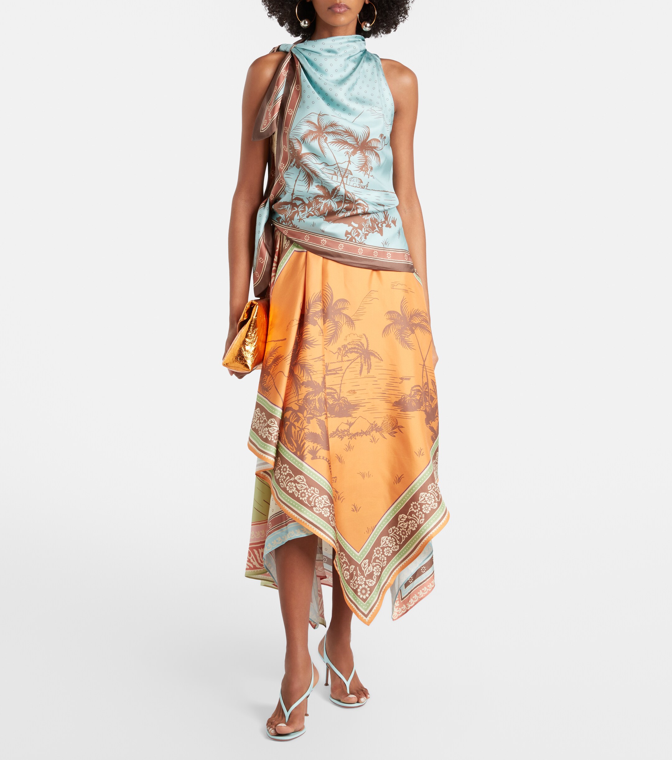 AQUAZZURA Bikini leather thong sandals