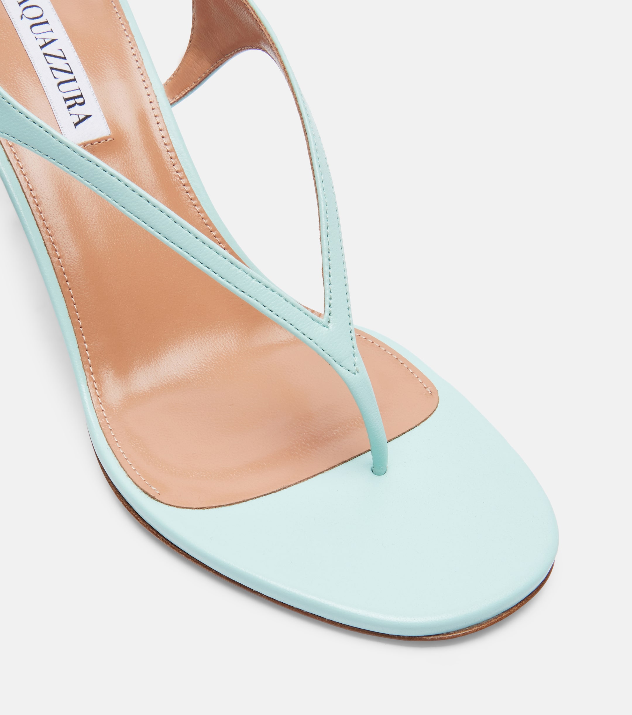 AQUAZZURA Bikini leather thong sandals