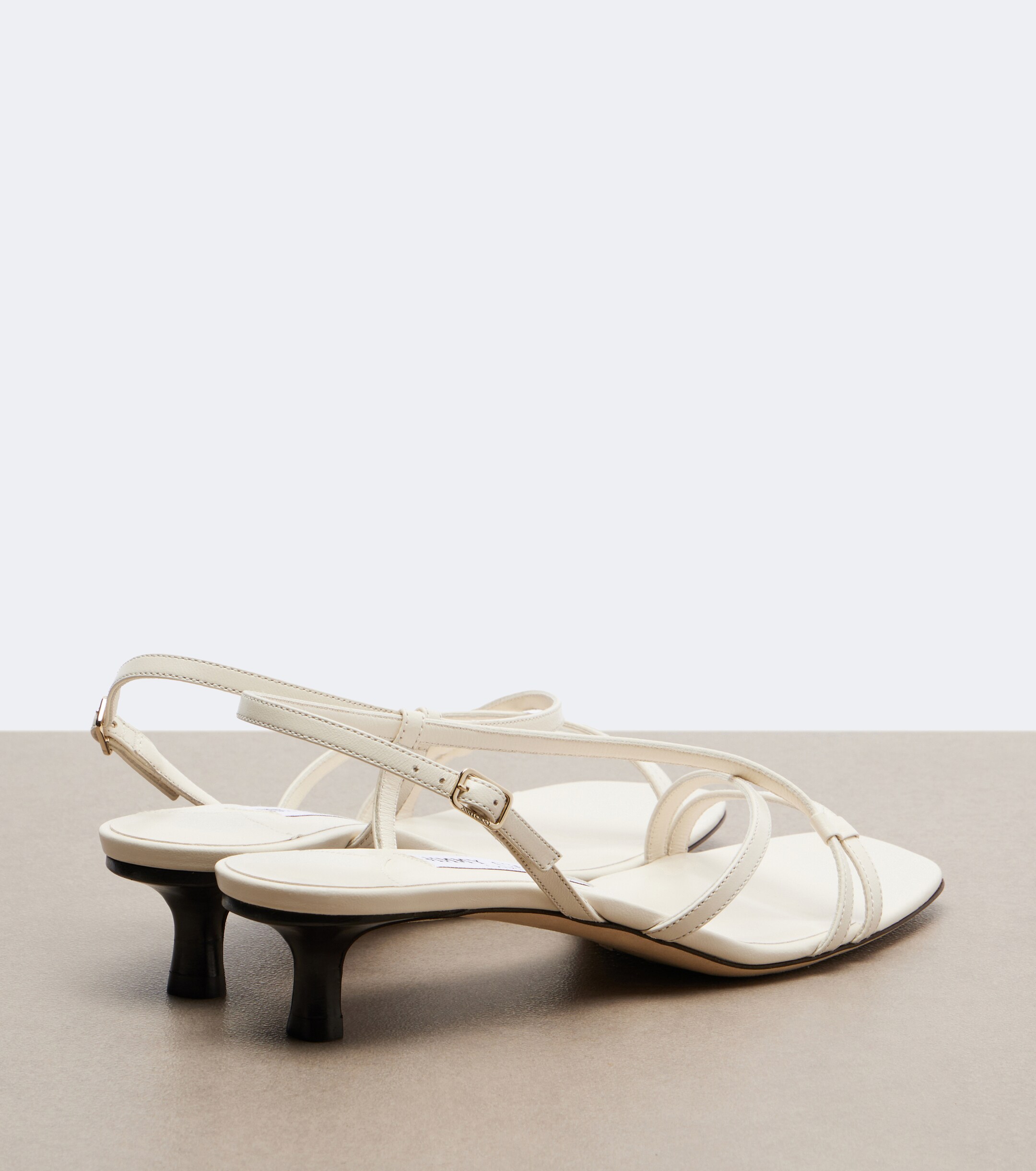 JIMMY CHOO Jimmy Choo Farris leather slingback sandals