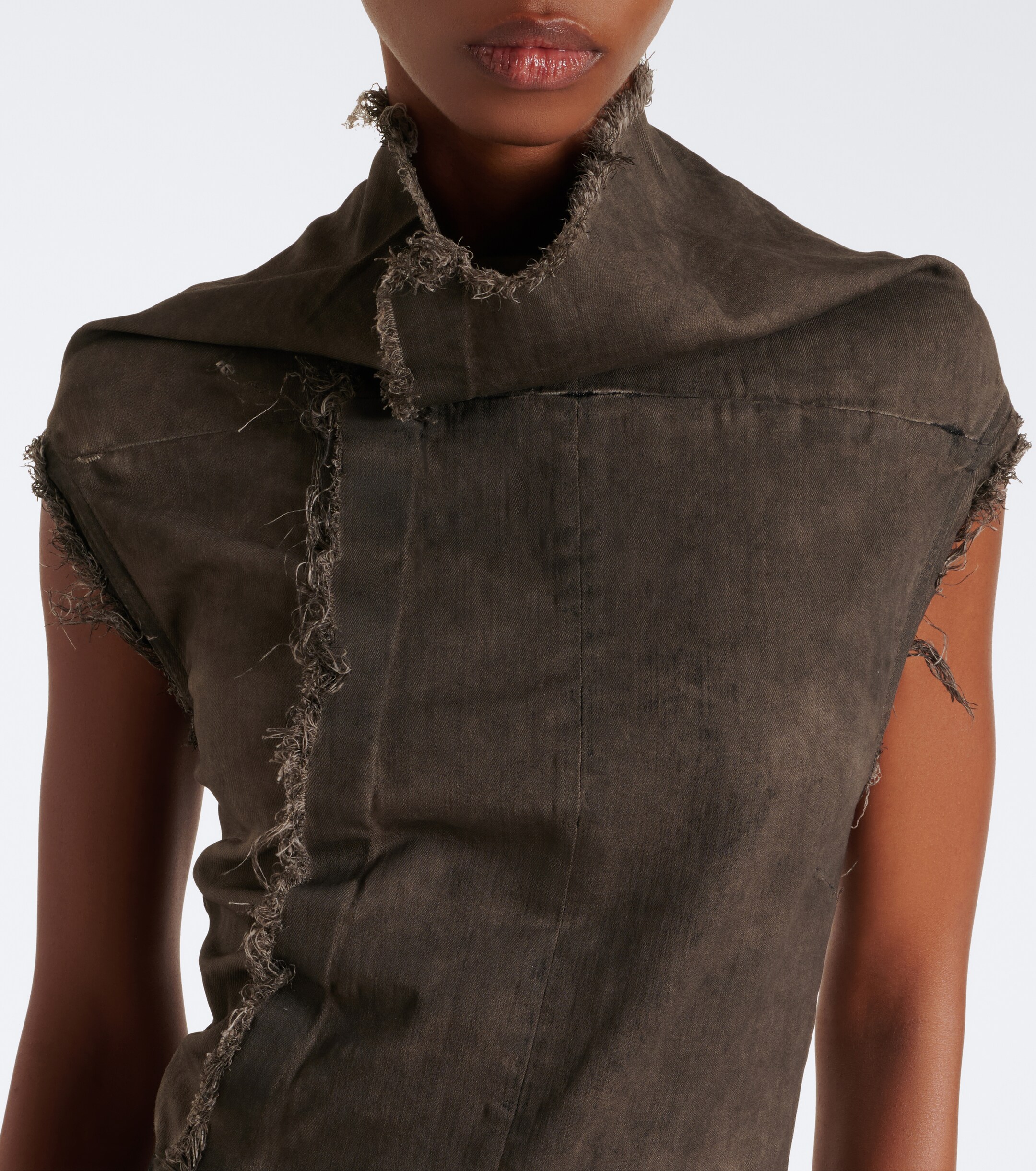 Rick Owens Rick Owens DRKSHDW Sl Etna denim maxi dress