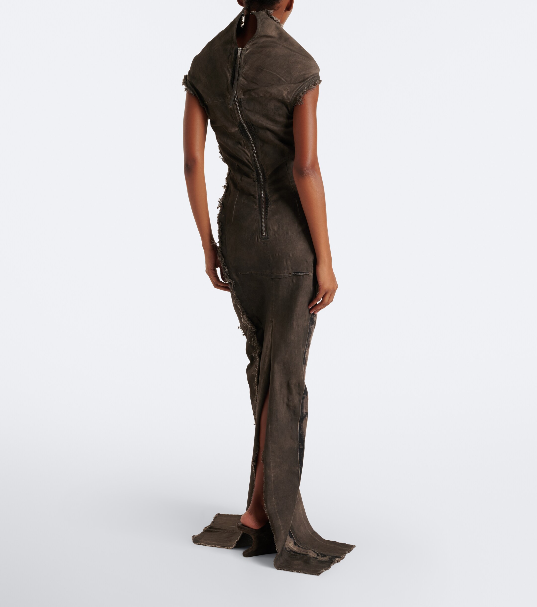 Rick Owens Rick Owens DRKSHDW Sl Etna denim maxi dress