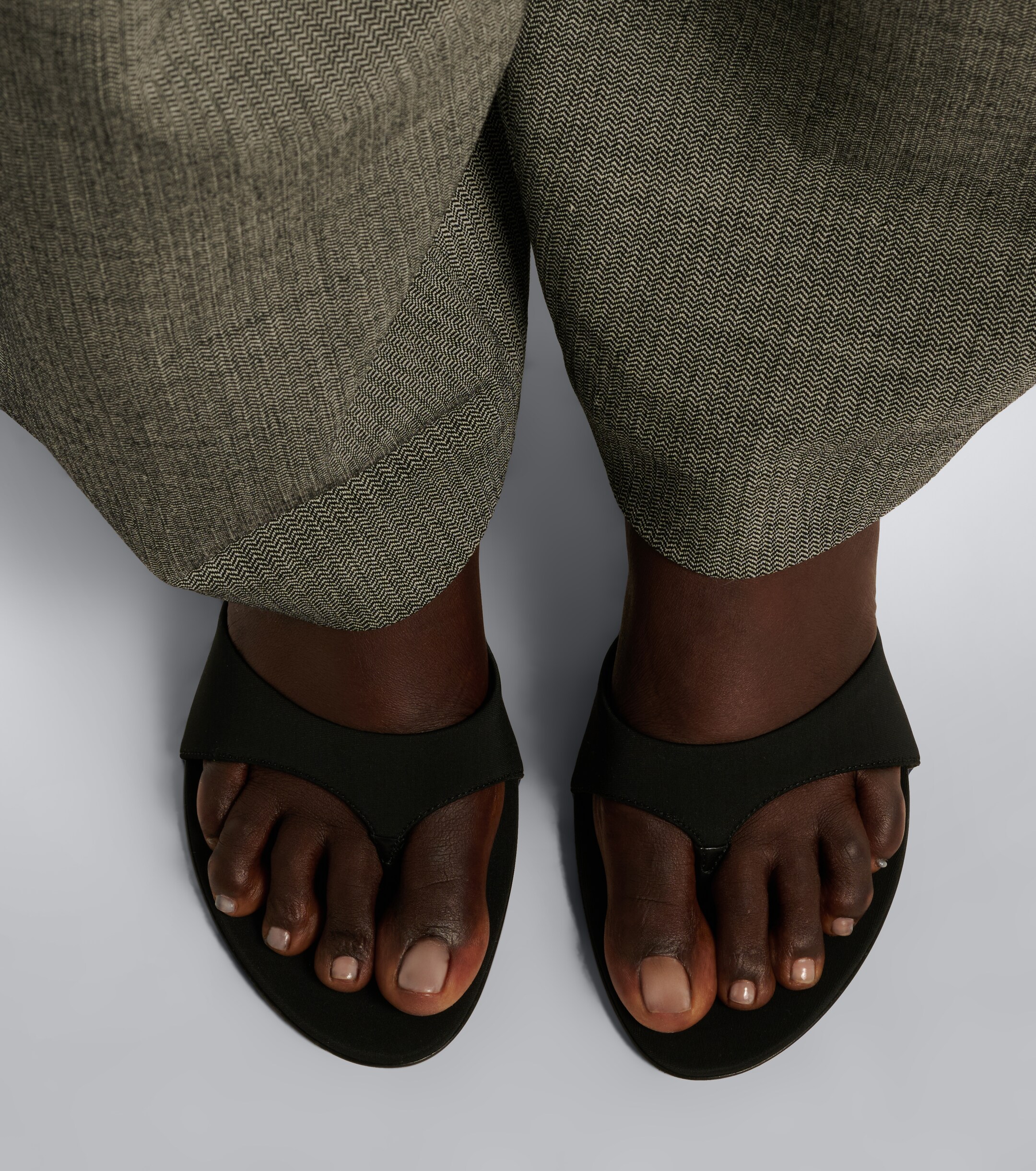 Magda Butrym Magda Butrym Satin thong sandals