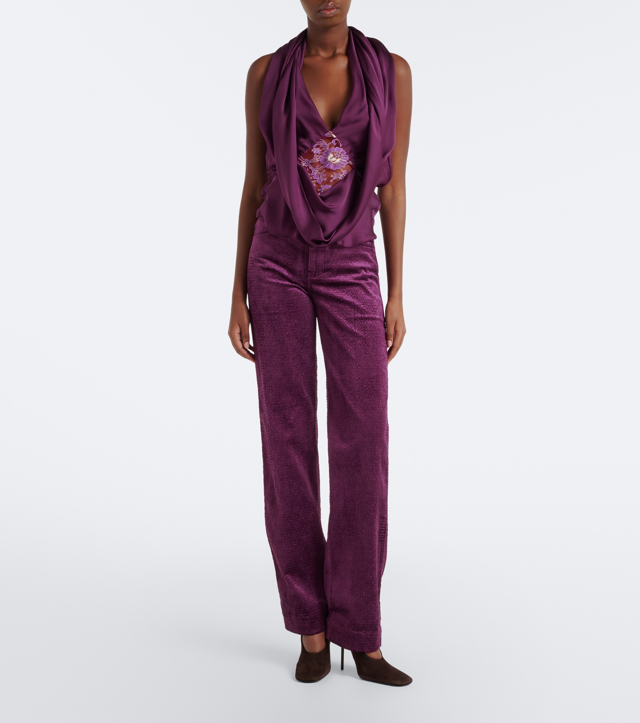 Christopher Esber Christopher Esber Ava cotton-blend corduroy straight pants