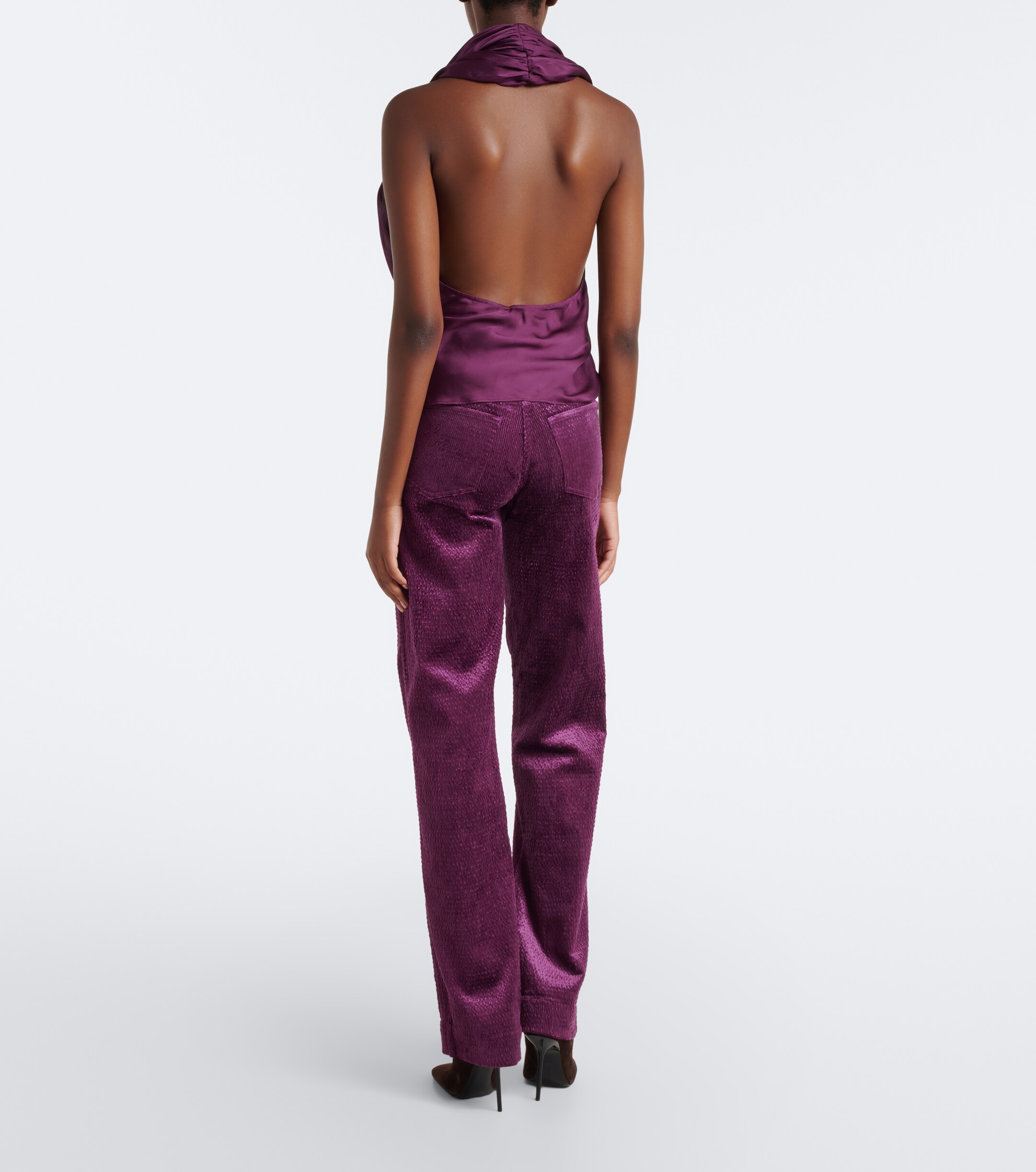 Christopher Esber Christopher Esber Ava cotton-blend corduroy straight pants