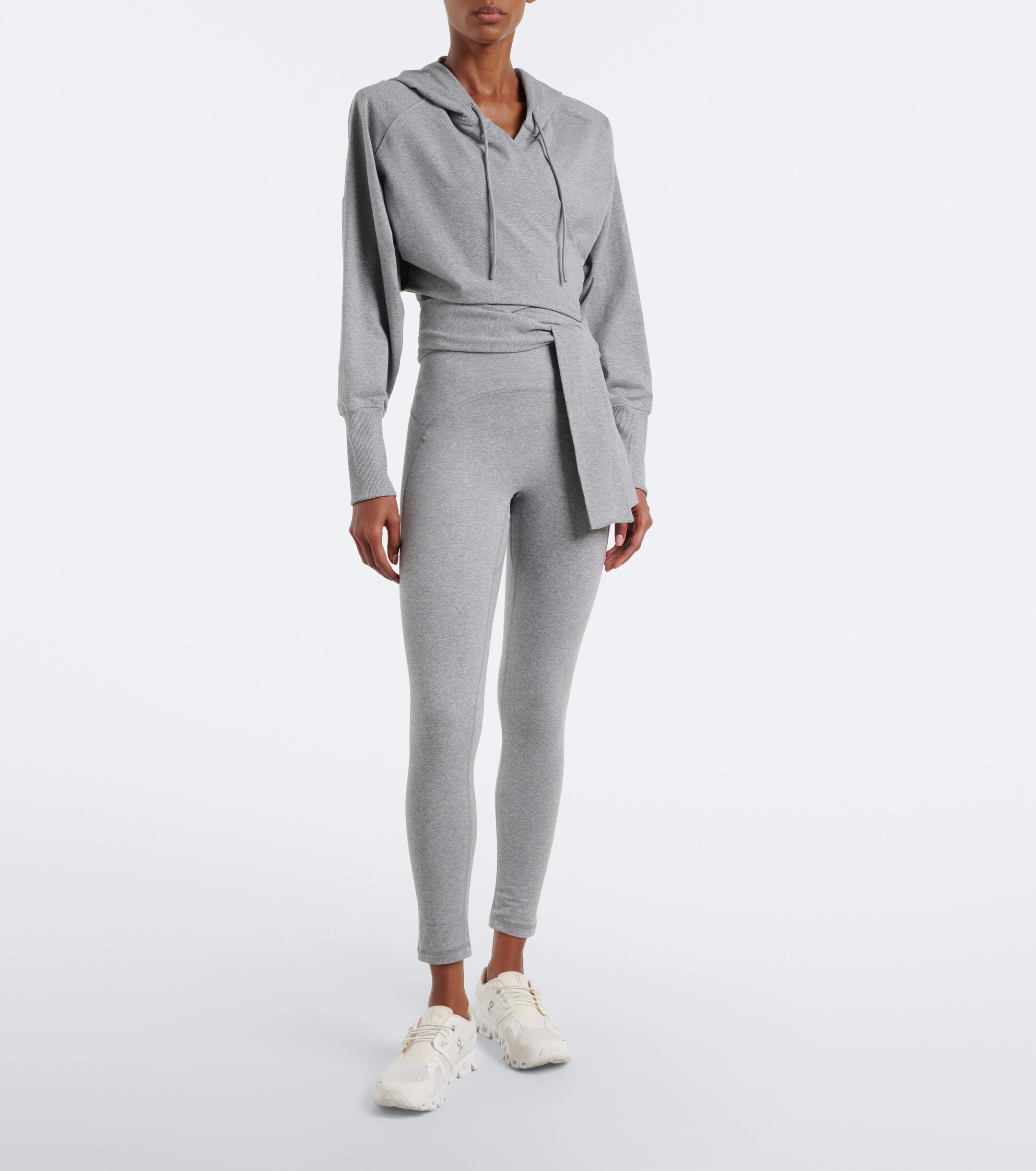 adidas by Stella McCartney Adidas by Stella McCartney Cropped jersey hoodie