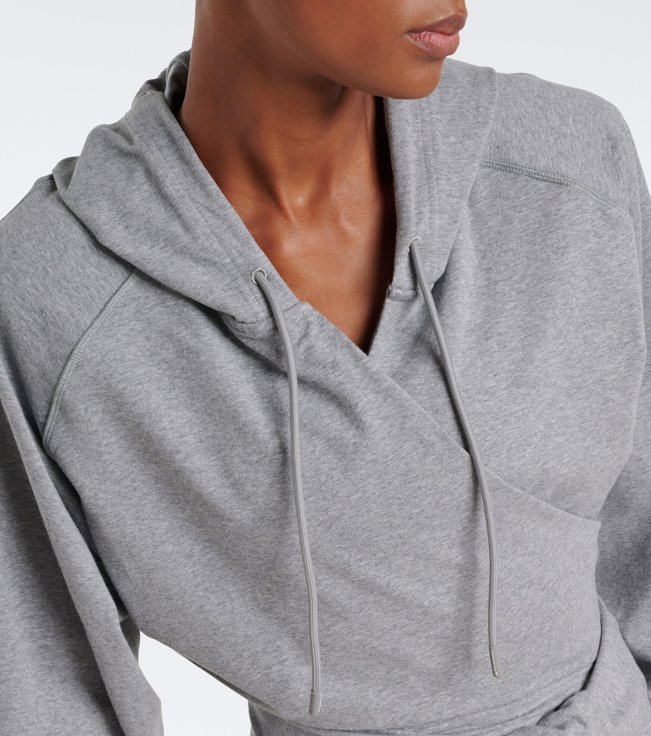 adidas by Stella McCartney Adidas by Stella McCartney Cropped jersey hoodie