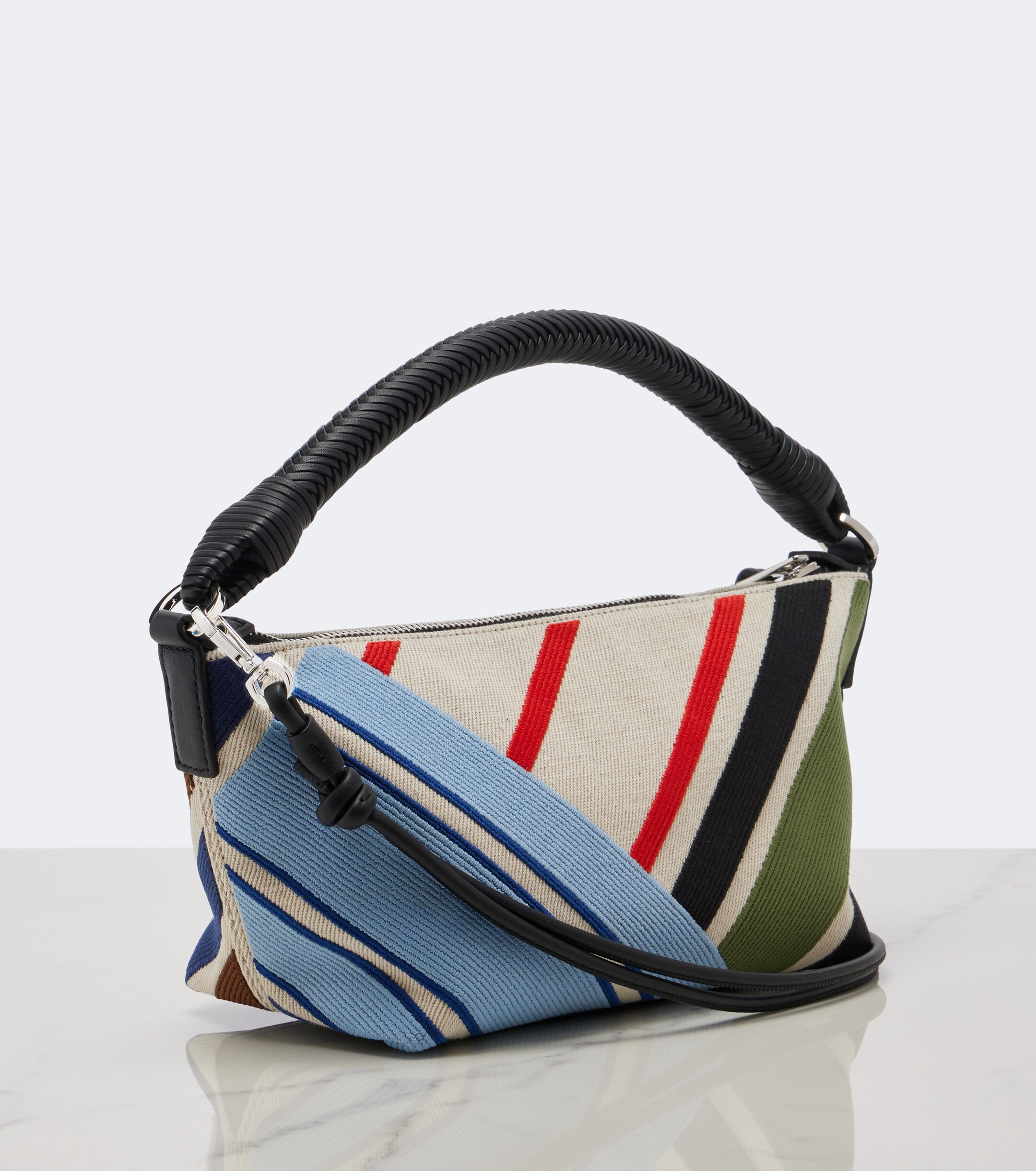 Loewe Cala Small embroidered top-handle bag