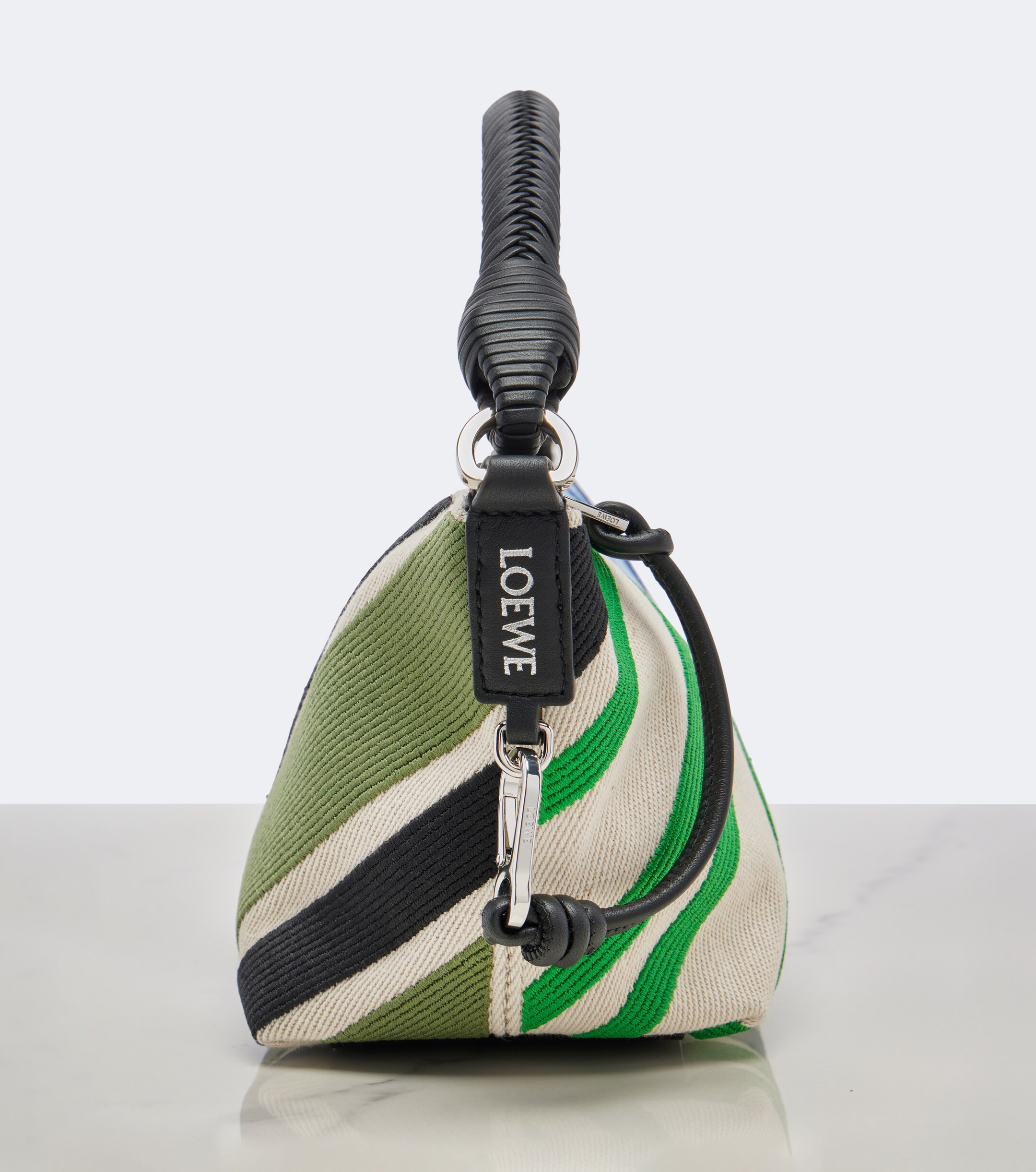 Loewe Cala Small embroidered top-handle bag