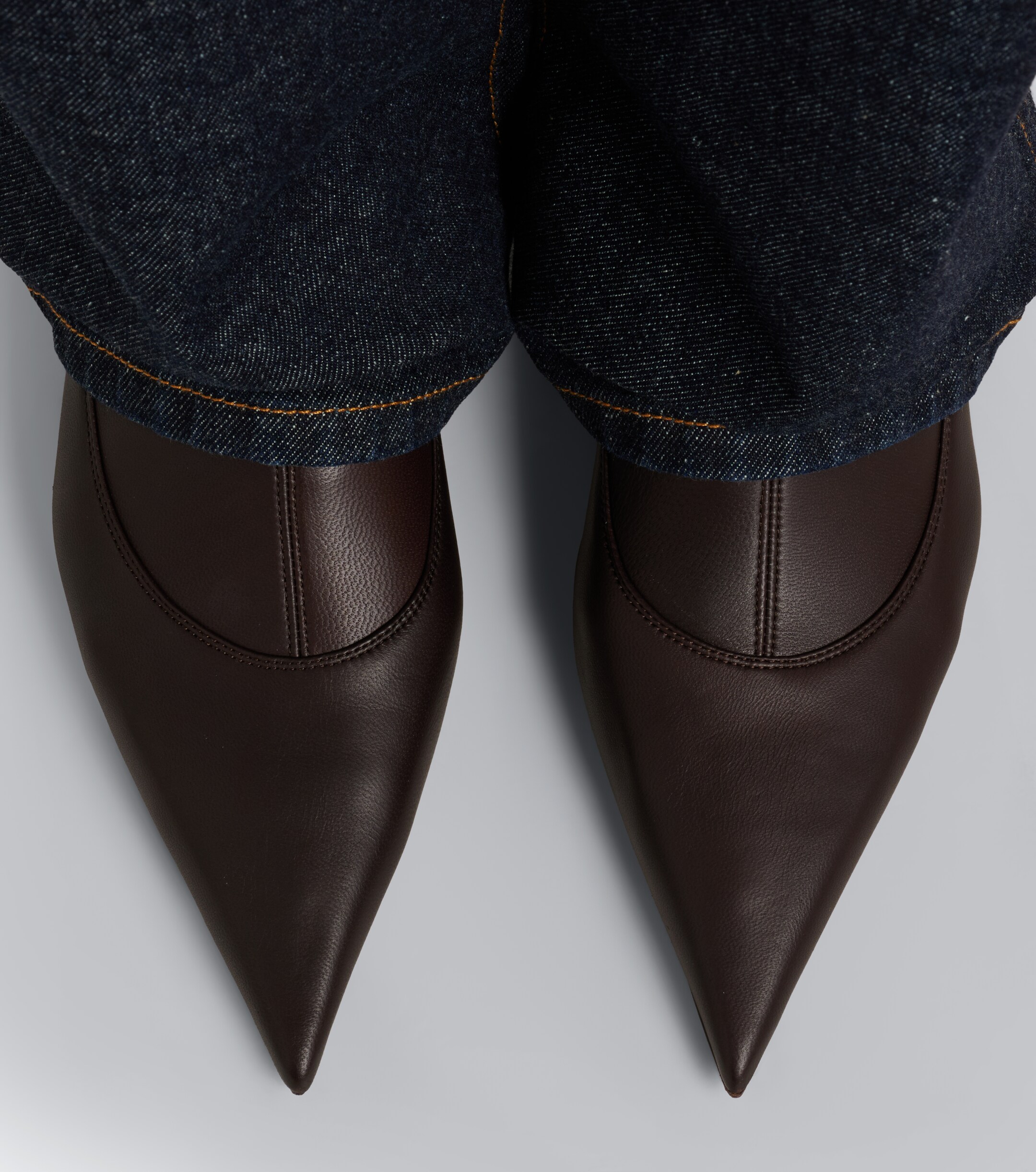 KHAITE Khaite Valerie leather mid-calf boots