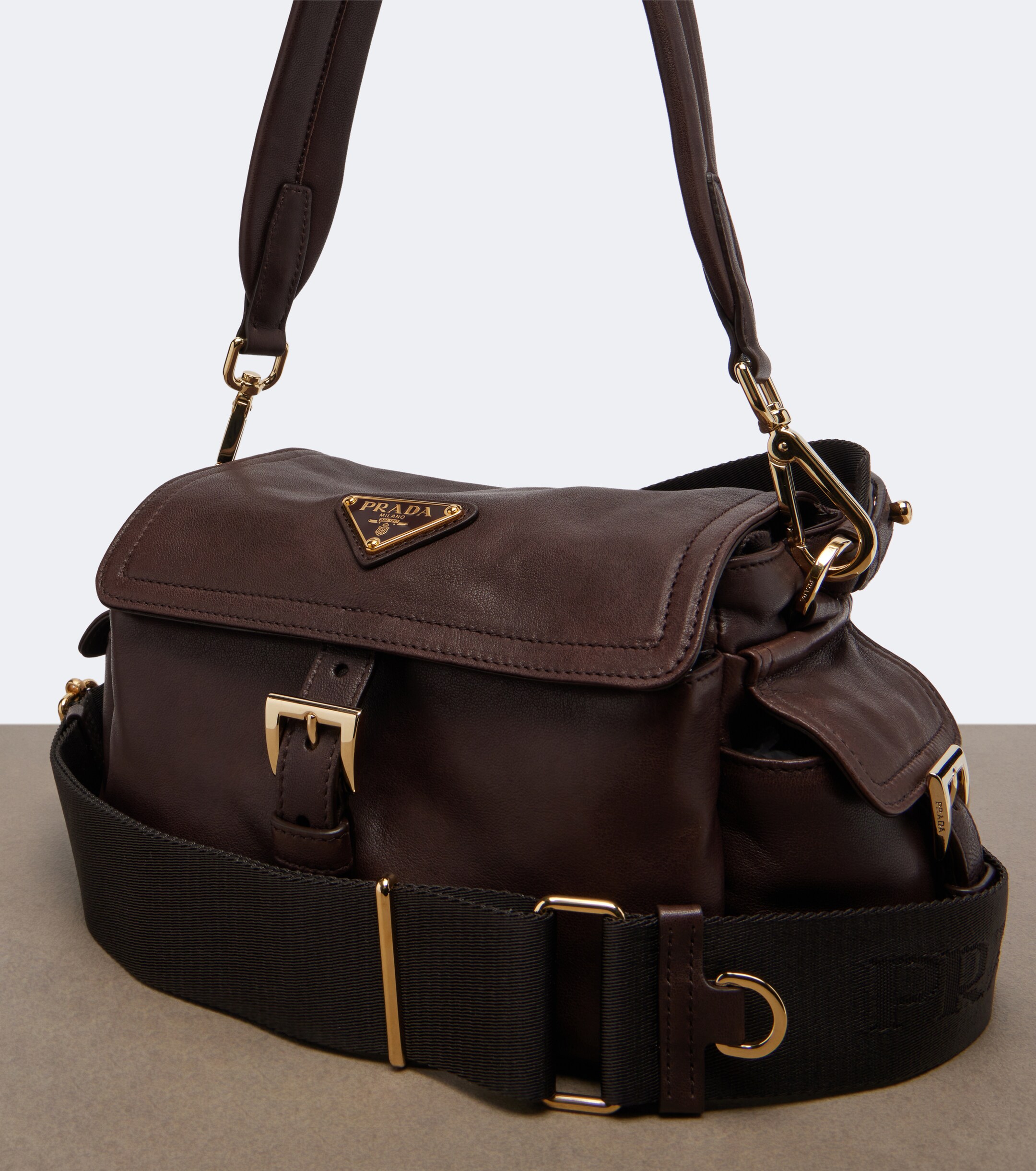 Prada Prada Explore Medium leather shoulder bag