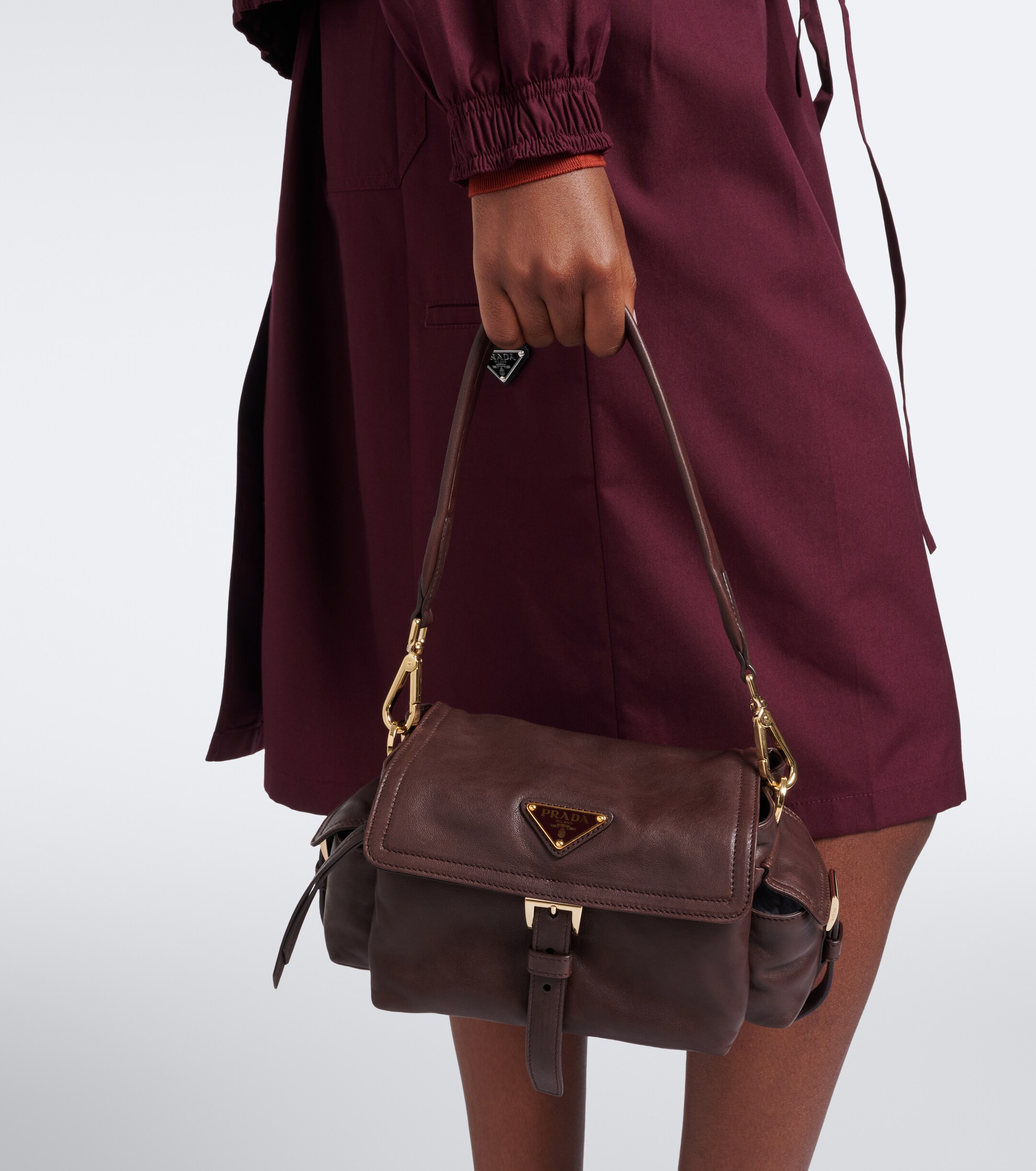 Prada Prada Explore Medium leather shoulder bag