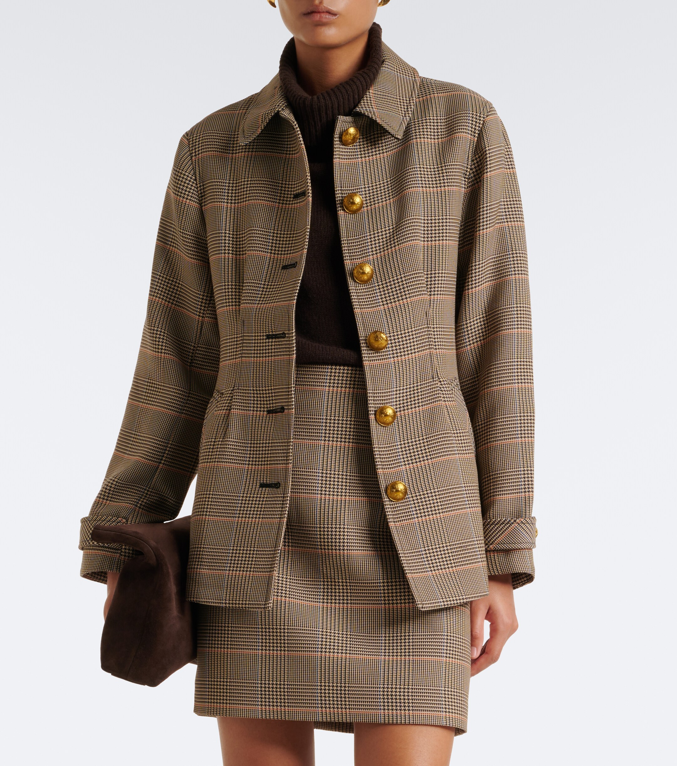 Veronica Beard Veronica Beard Severine Prince of Wales check jacket