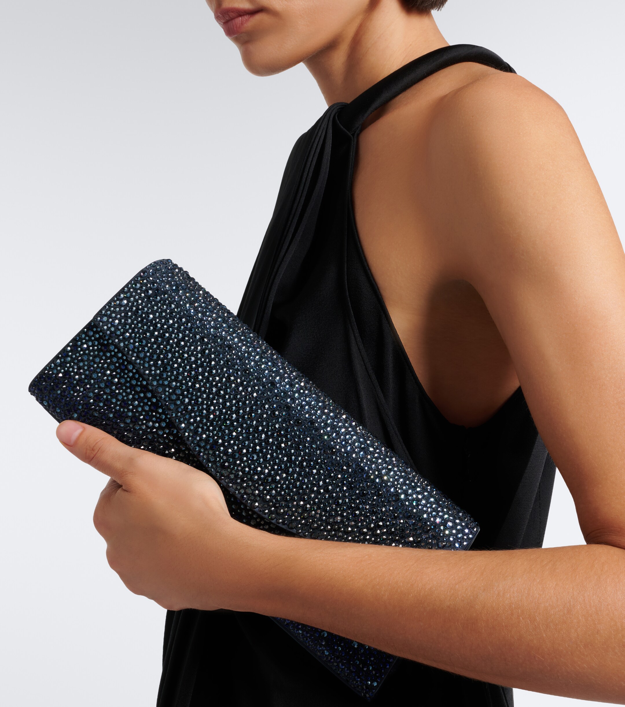 Elie Saab Elie Saab Midnight embellished clutch