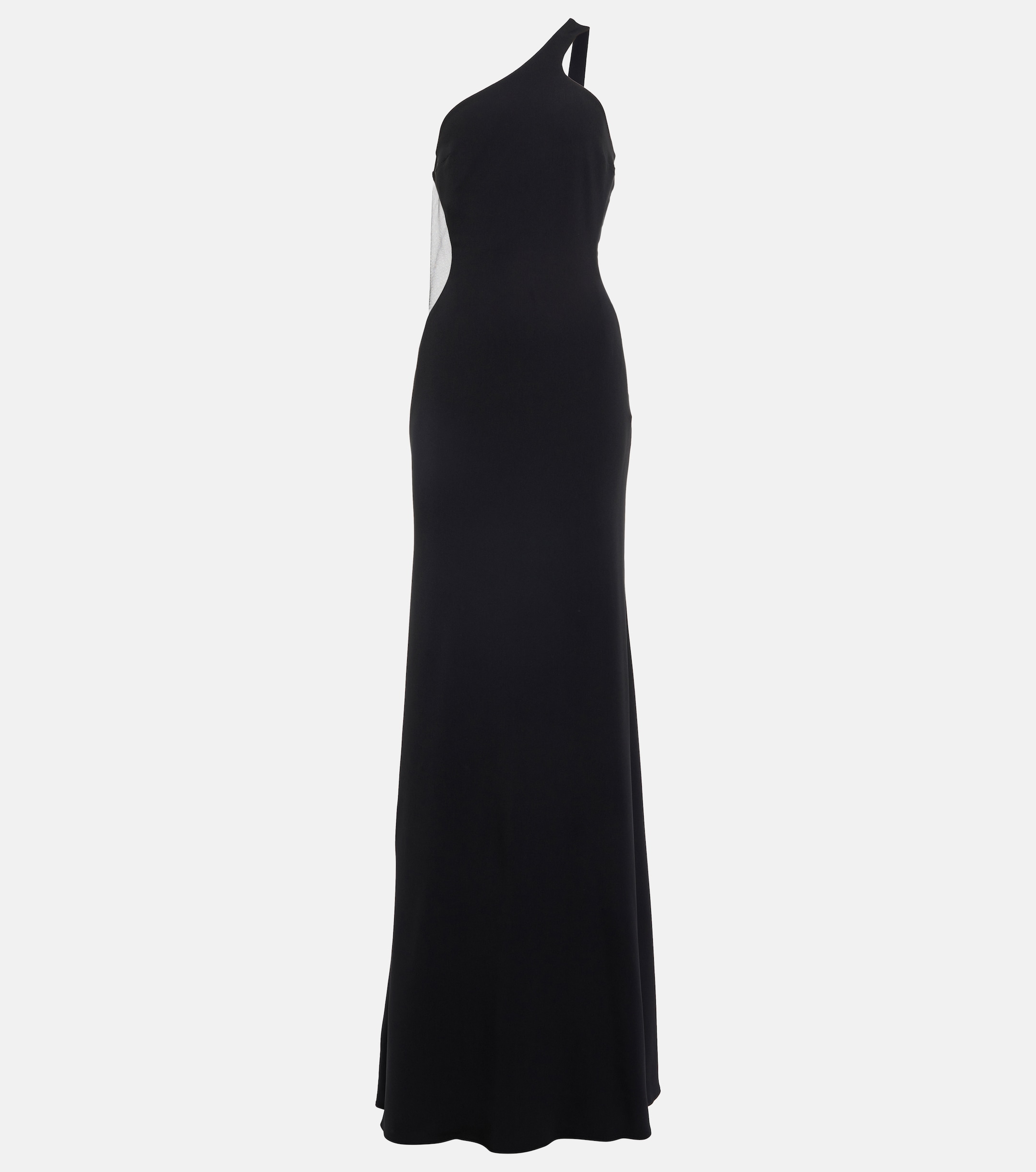 Stella McCartney One-shoulder cady maxi dress