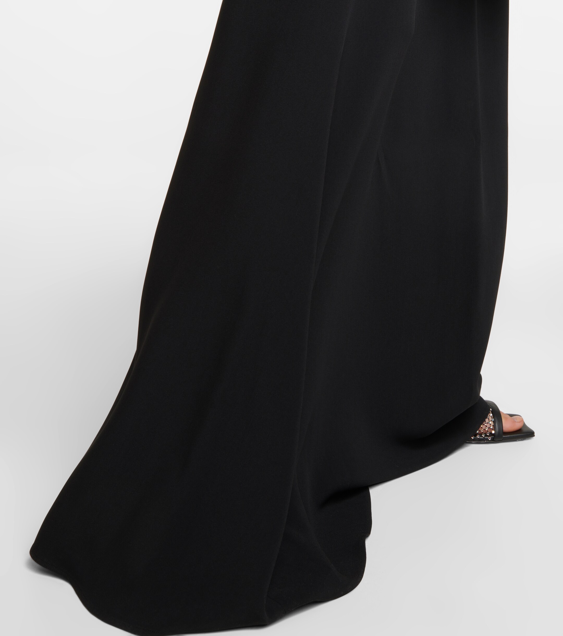 Stella McCartney One-shoulder cady maxi dress