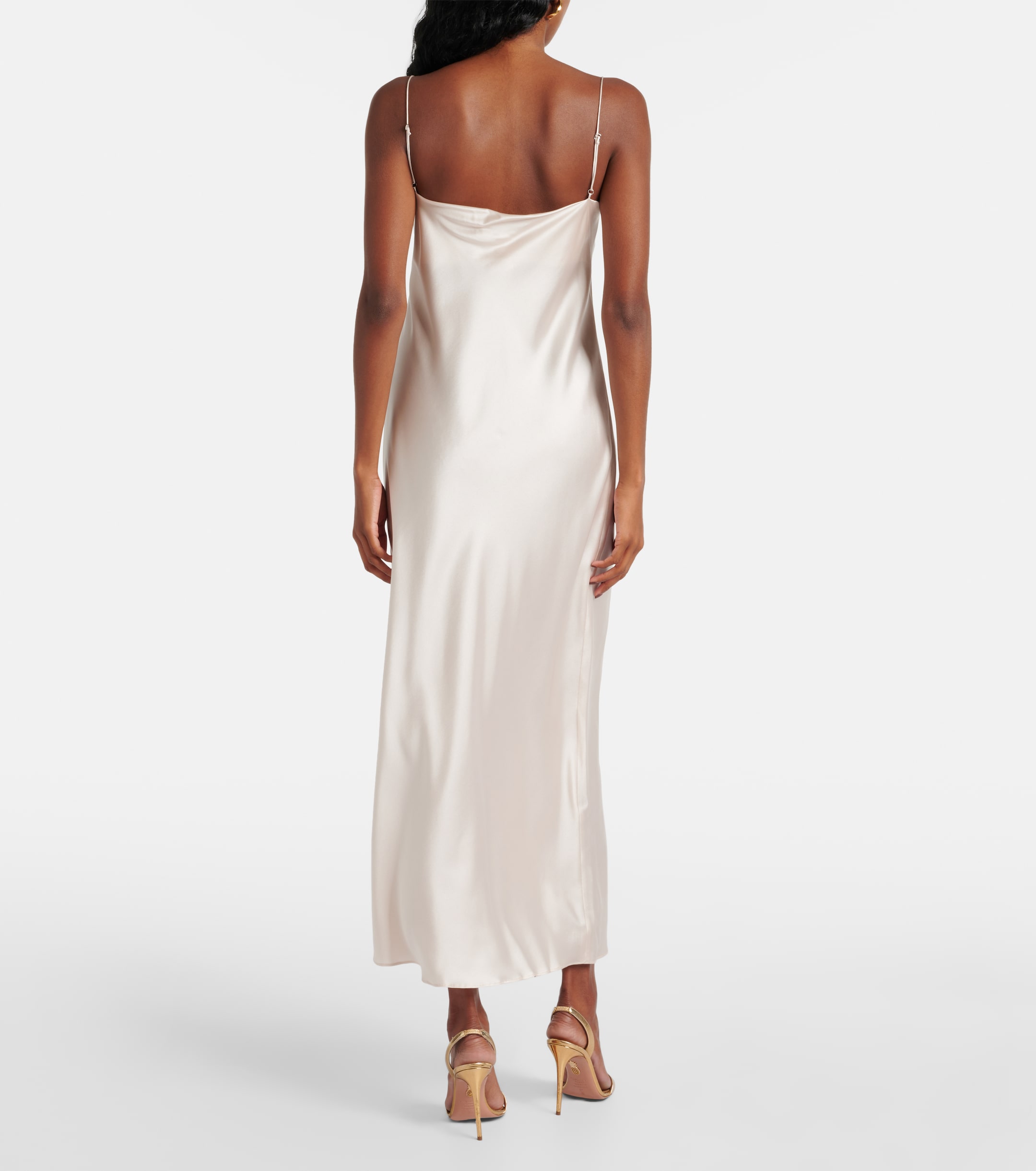 Dorothee Schumacher Sense of Shine silk-blend midi dress