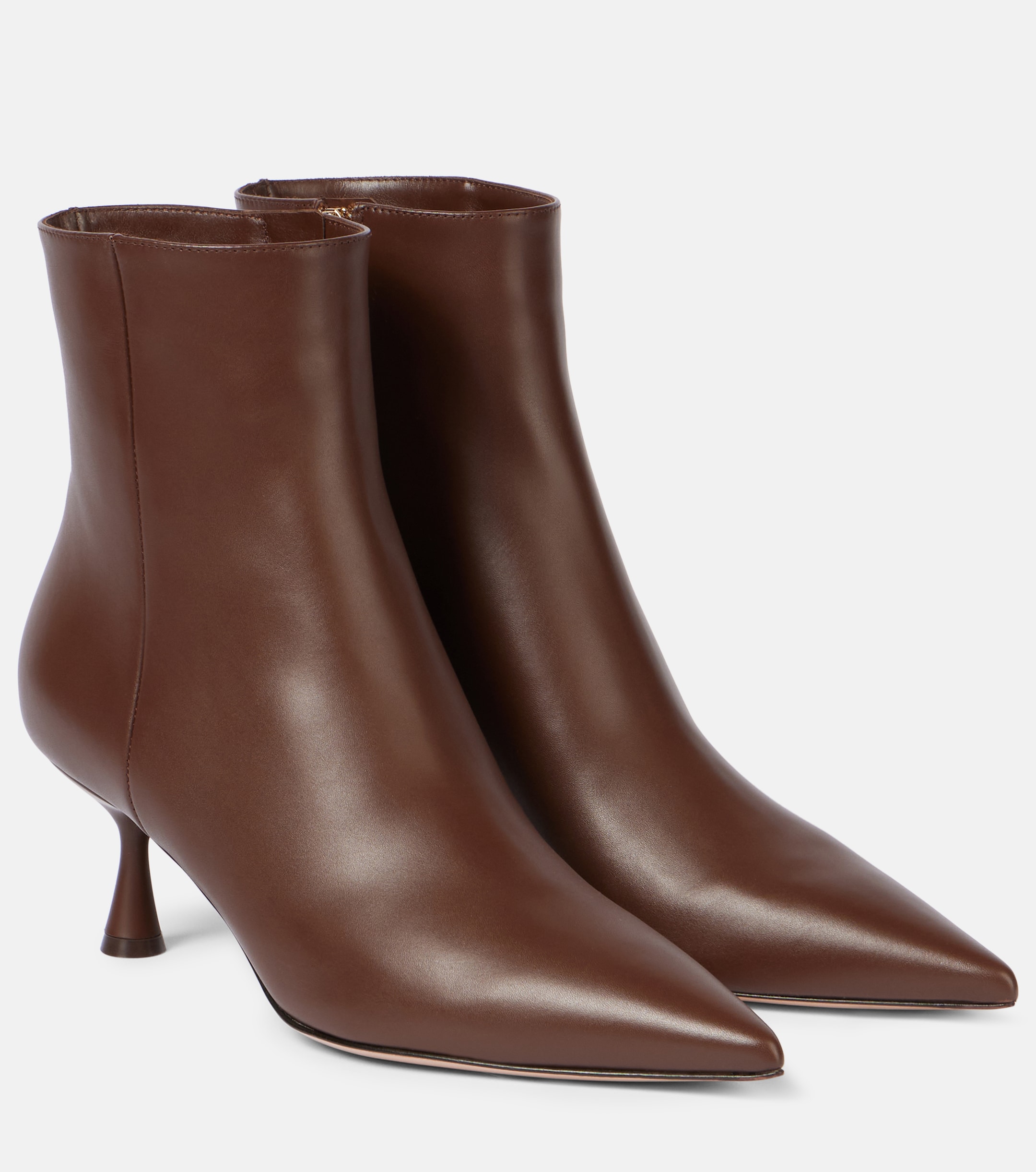 GIANVITO ROSSI - Murray 55 leather ankle boots | Plush