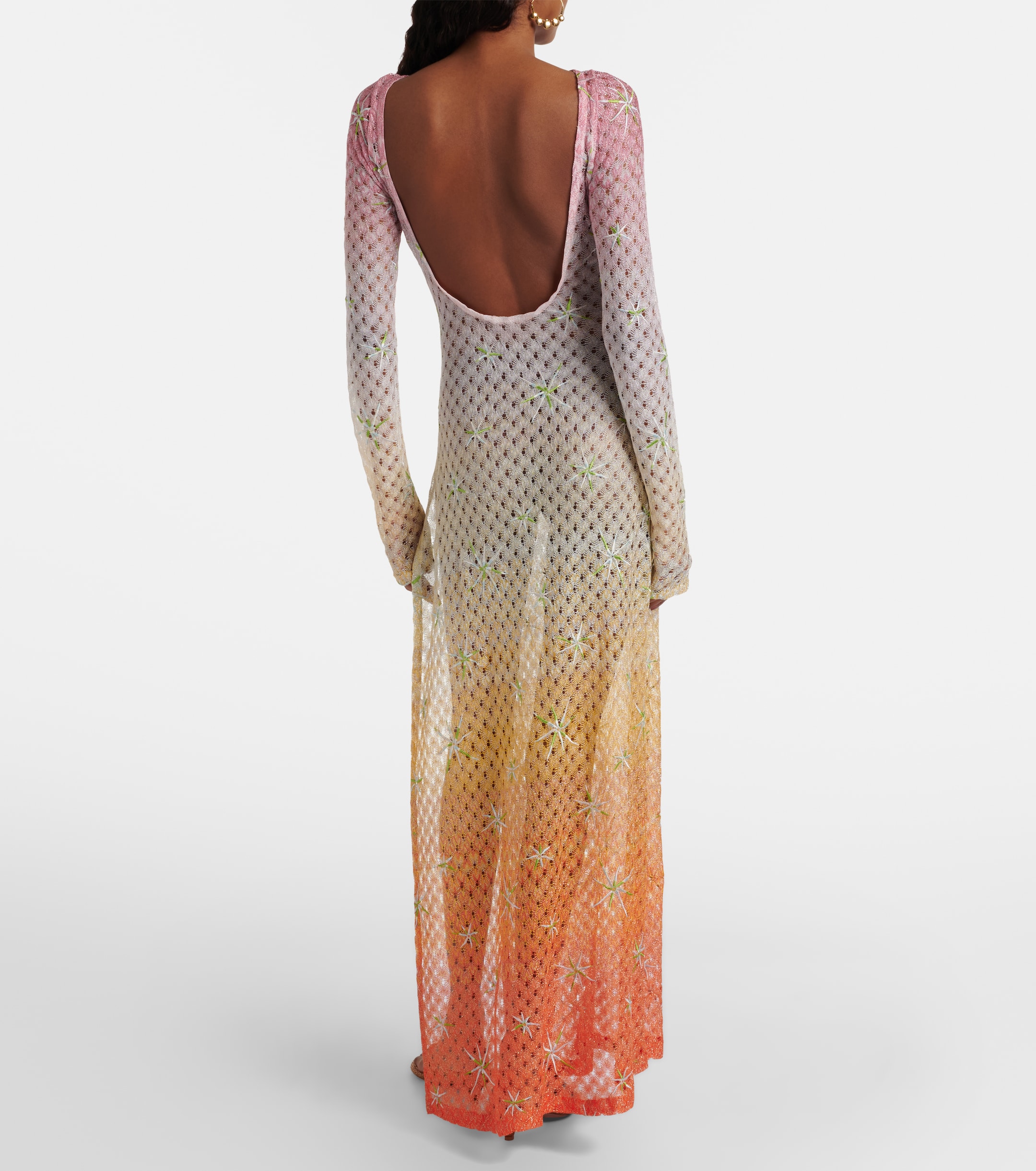 coast wendy lace dress Ladivine CD0186W - Translucent Off Shoulder Sheath Gown S / Off White main image 1