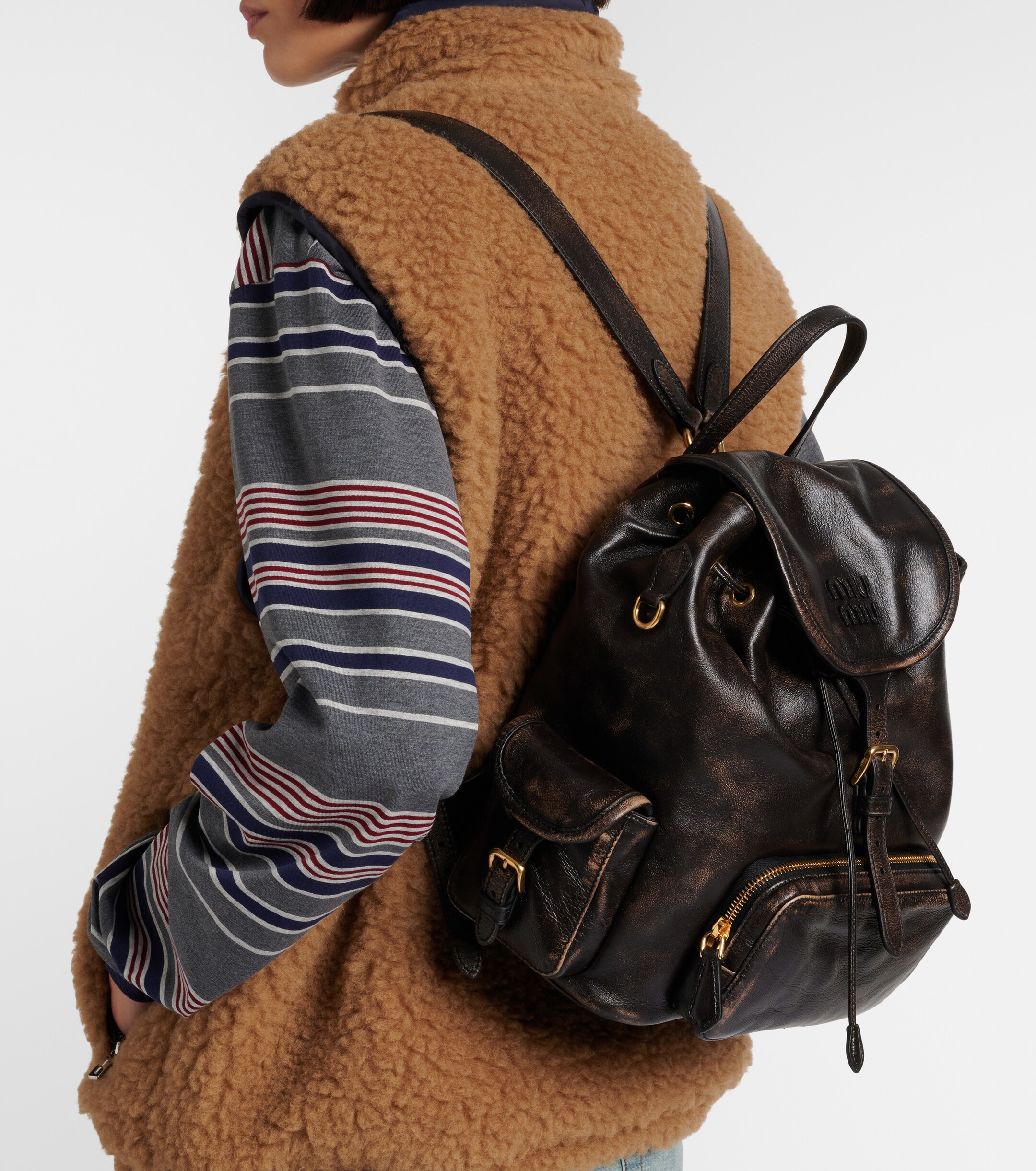 Miu Miu Leather backpack