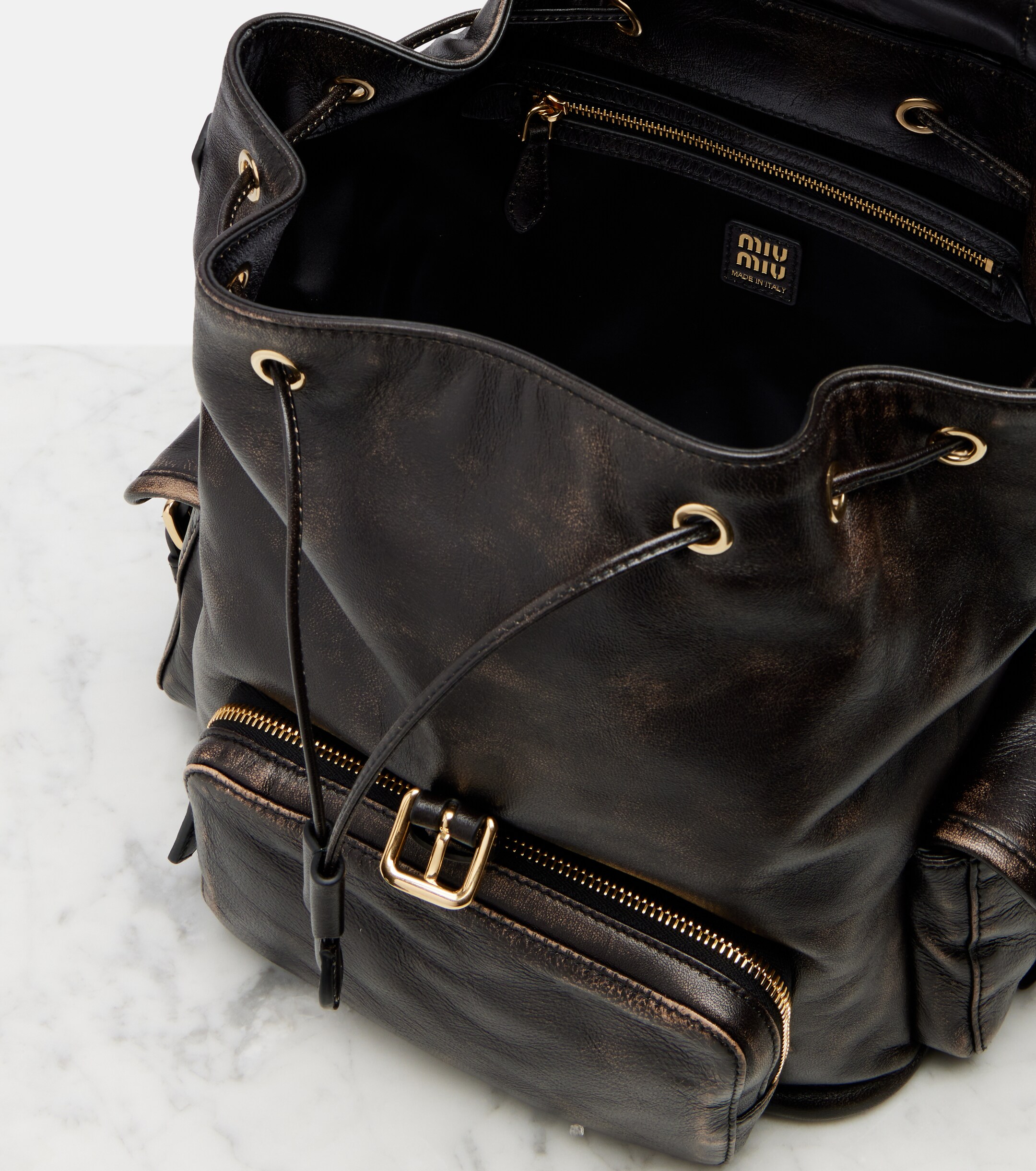 Miu Miu Leather backpack