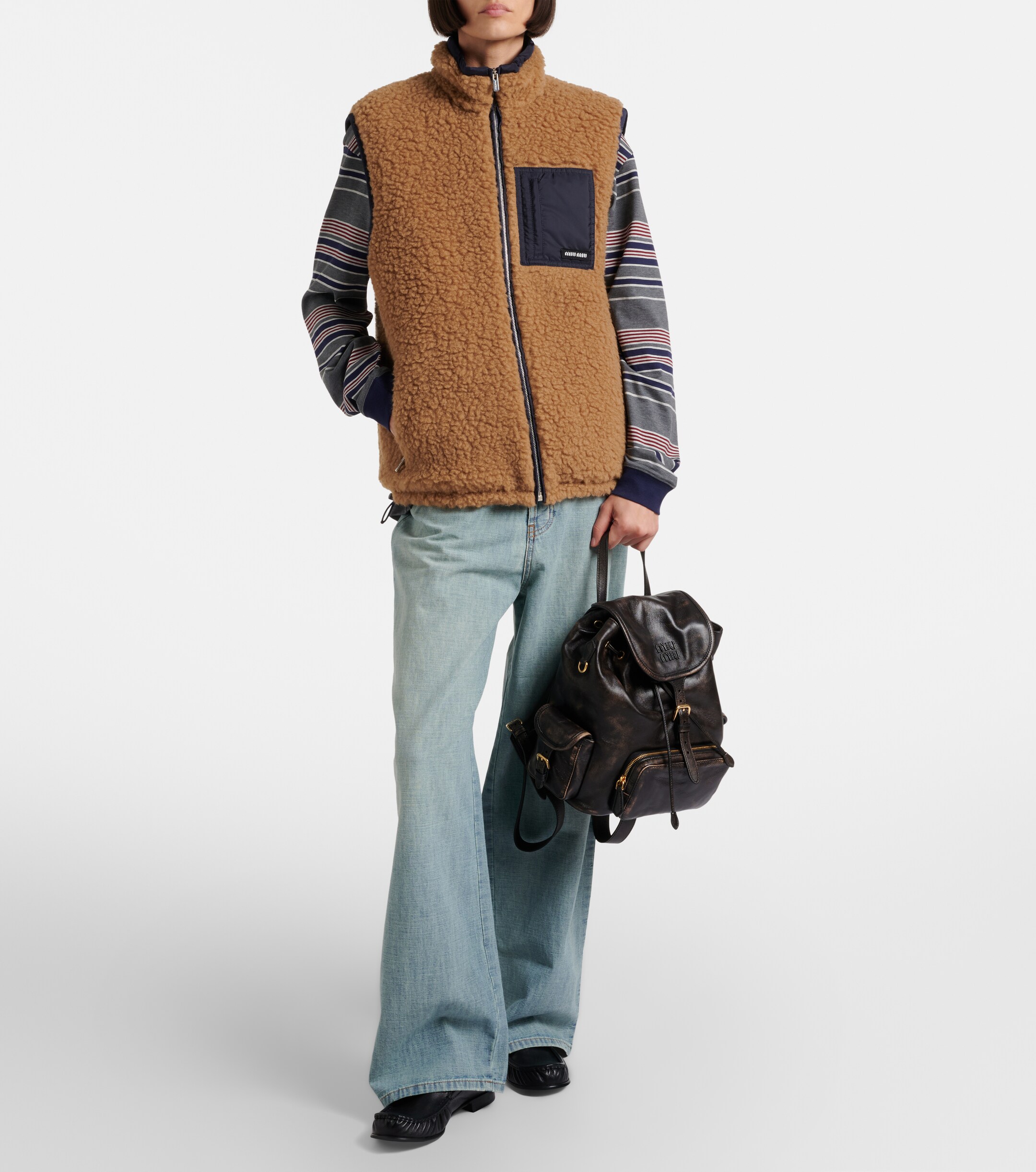 Miu Miu Leather backpack