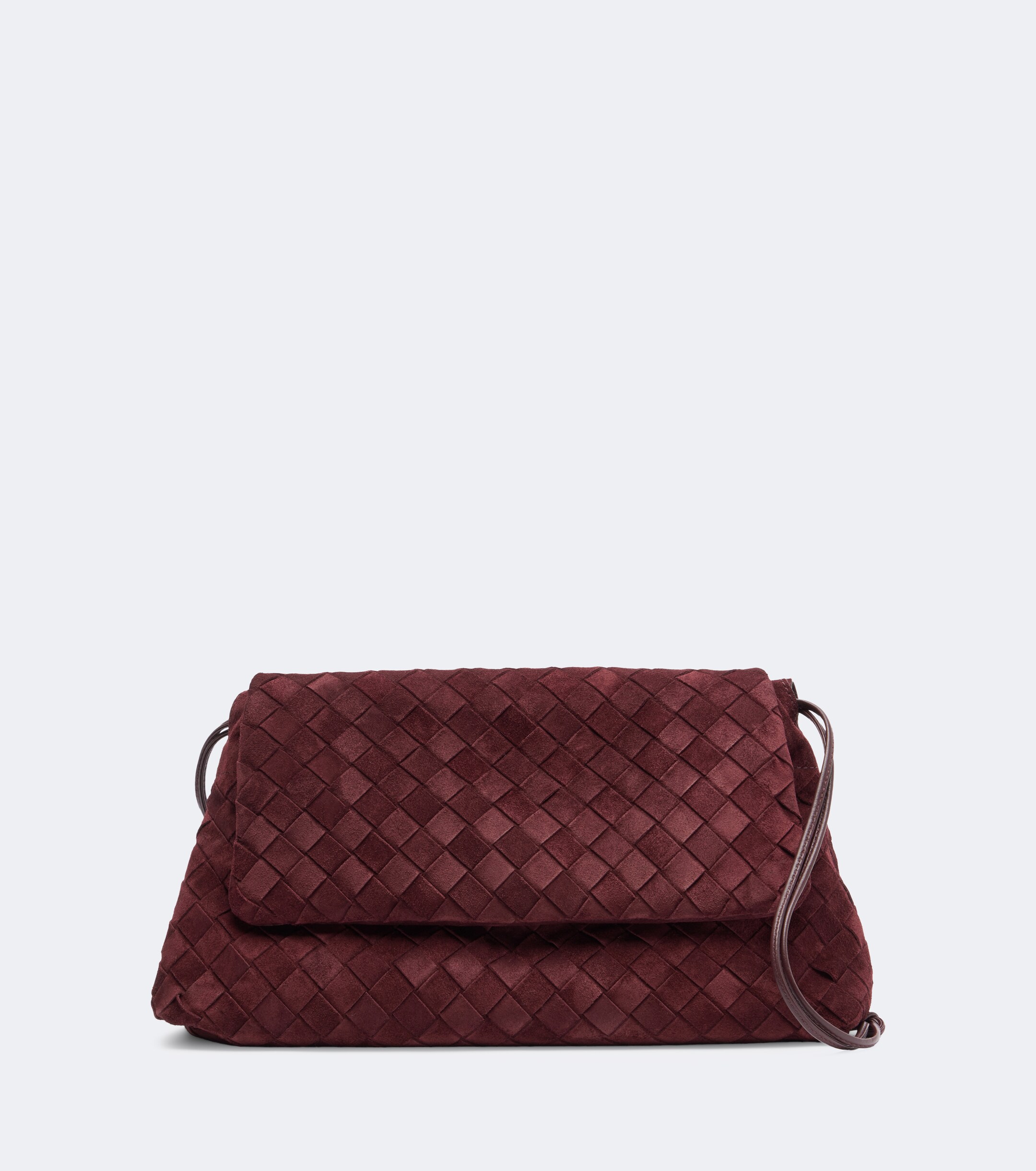 Bottega Veneta Giorno Intrecciato suede shoulder bag