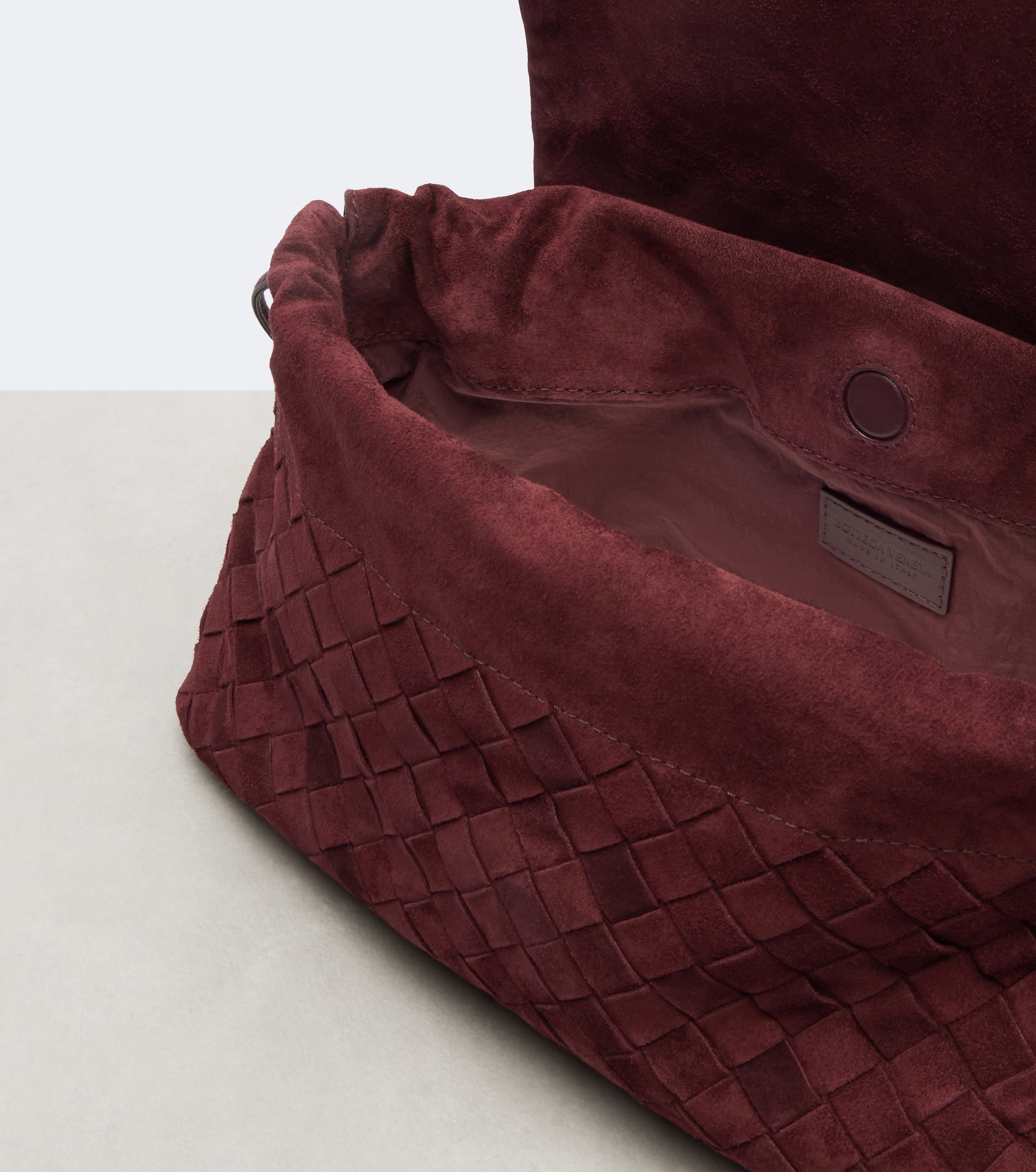 Bottega Veneta Giorno Intrecciato suede shoulder bag