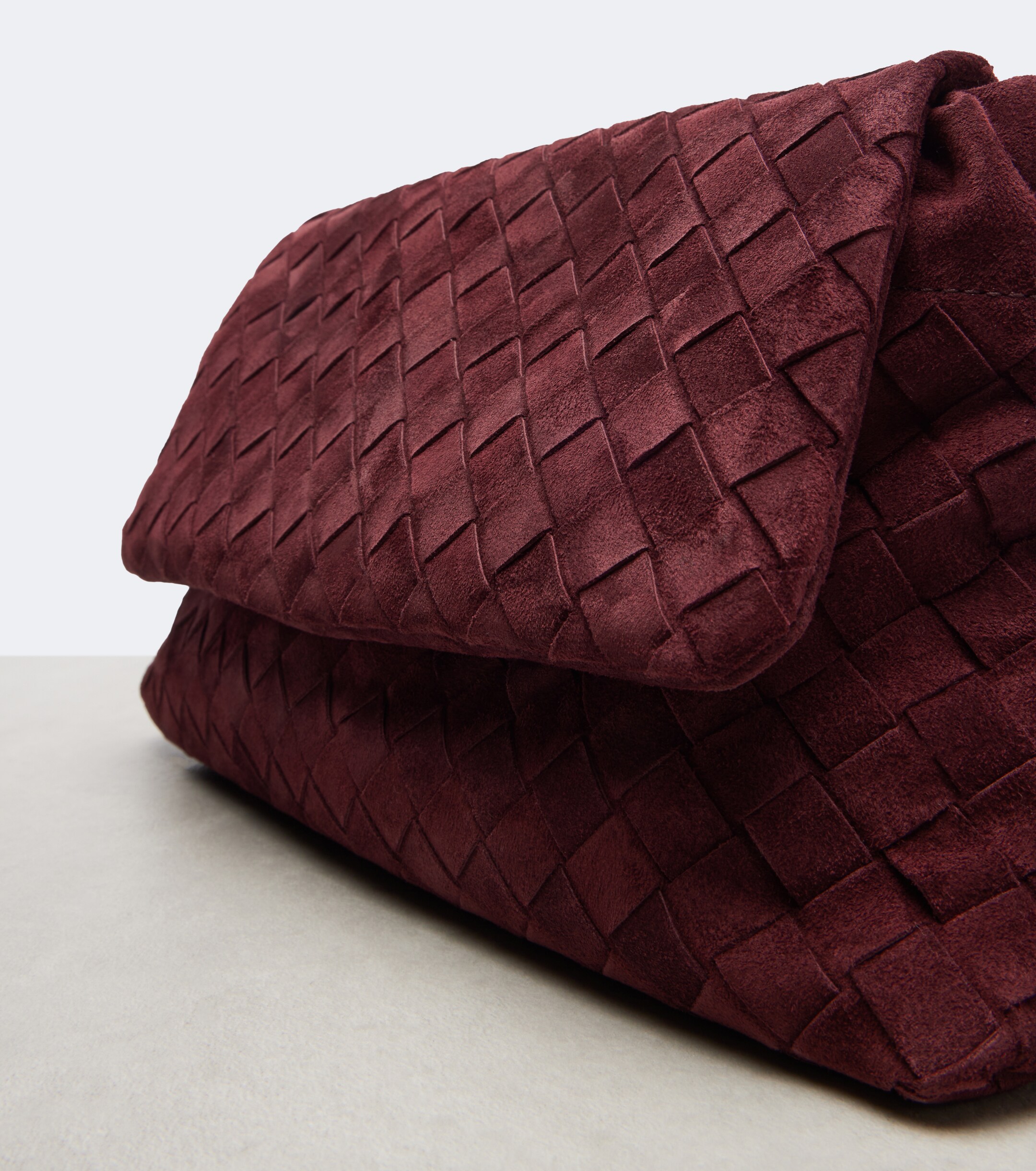 Bottega Veneta Giorno Intrecciato suede shoulder bag