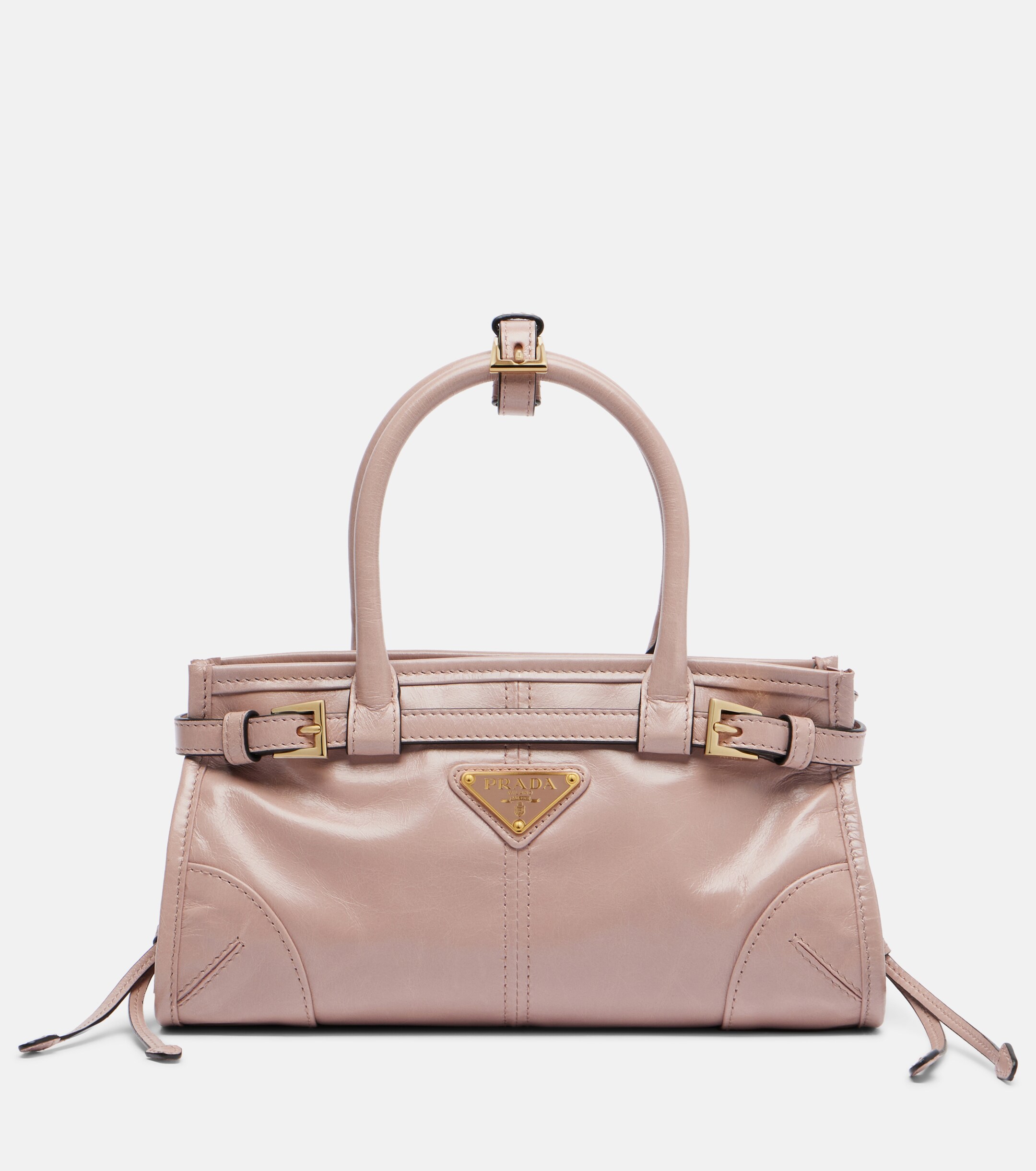 Prada Prada Bonnie Mini leather top handle bag